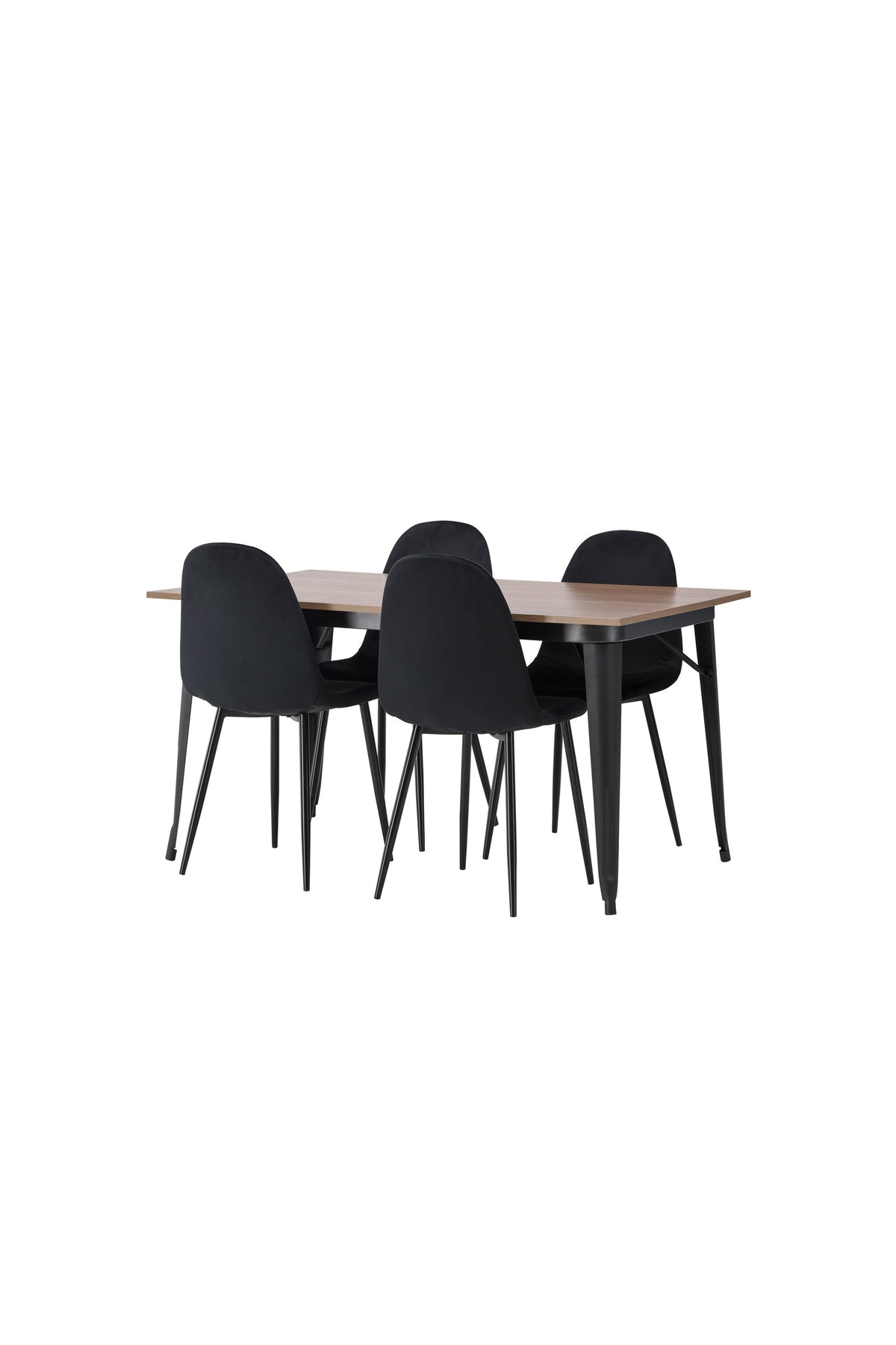 Tempe Matbord med Polar Stolarna – Bord: 75x140x80 Stol: 53,3x88x42,5