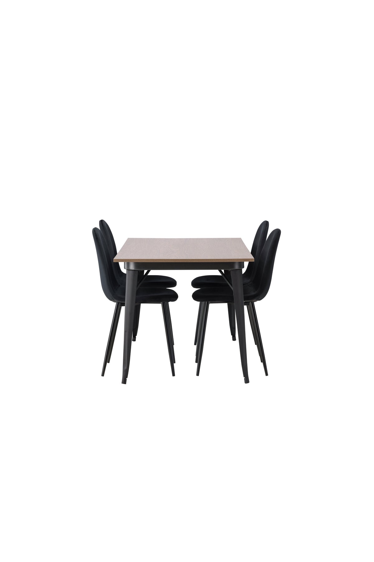 Tempe Matbord med Polar Stolarna – Bord: 75x140x80 Stol: 53,3x88x42,5