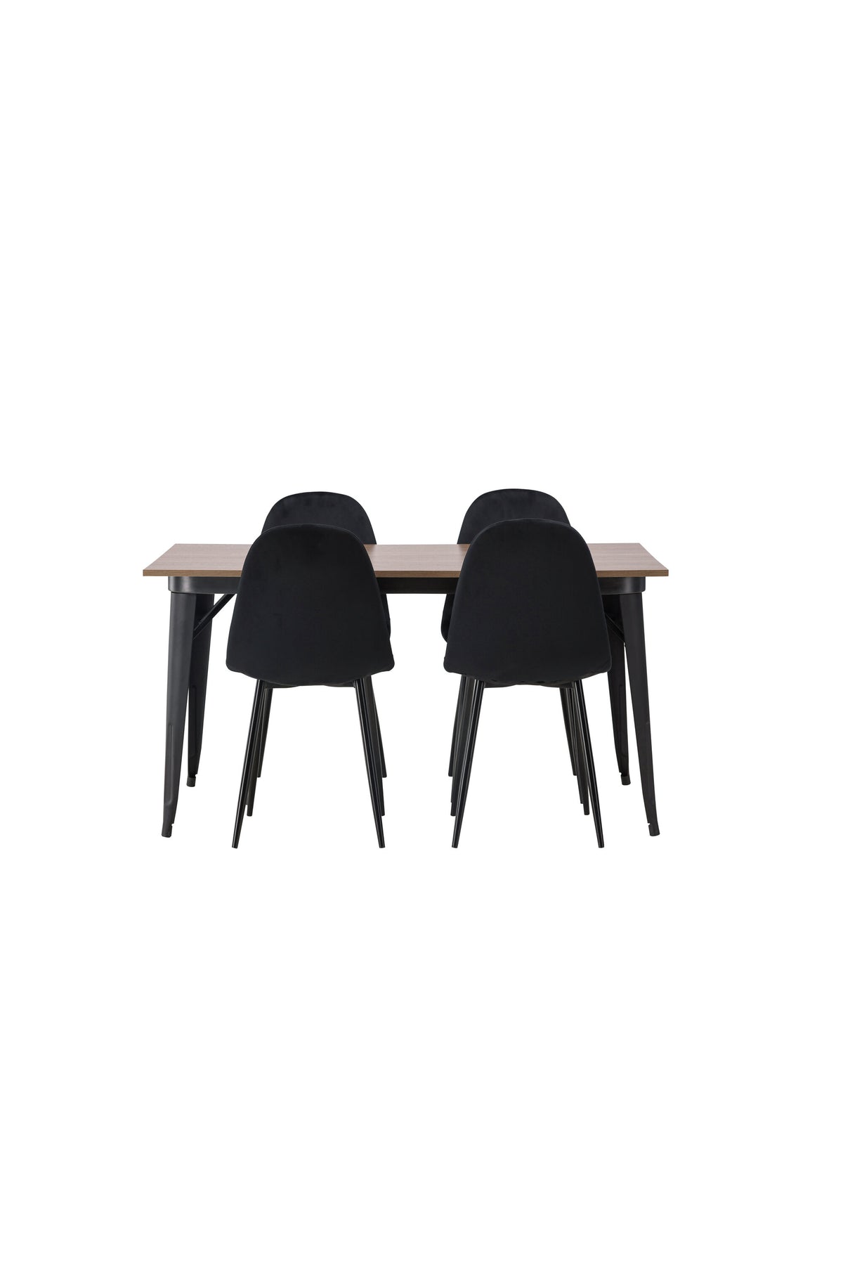 Tempe Matbord med Polar Stolarna – Bord: 75x140x80 Stol: 53,3x88x42,5