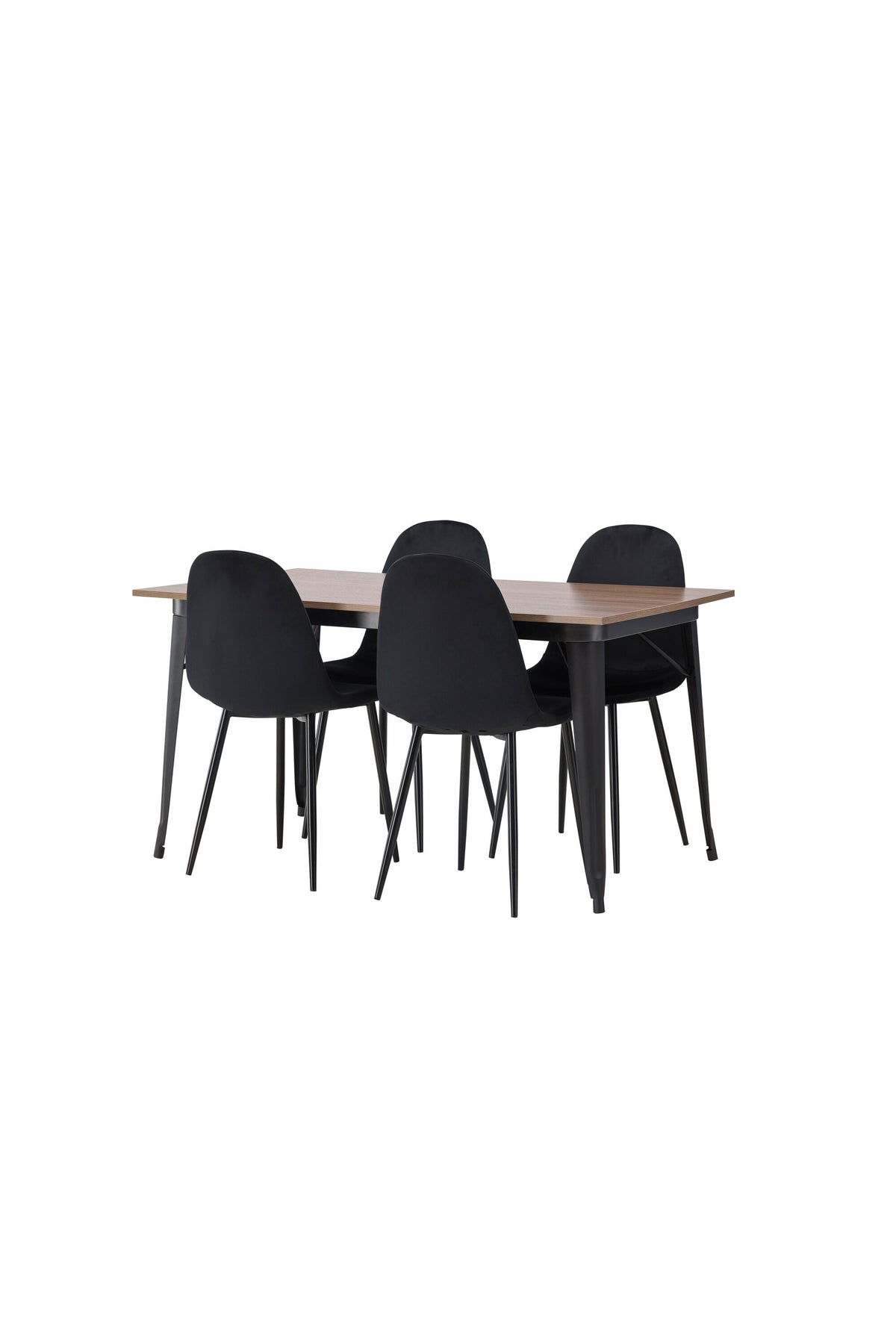Tempe Matbord med Polar Stolarna – Bord: 75x140x80 Stol: 53,3x88x42,5