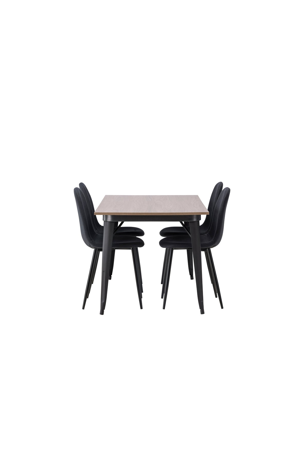 Tempe Matbord med Polar Stolarna – Bord: 75x140x80 Stol: 53x87x44