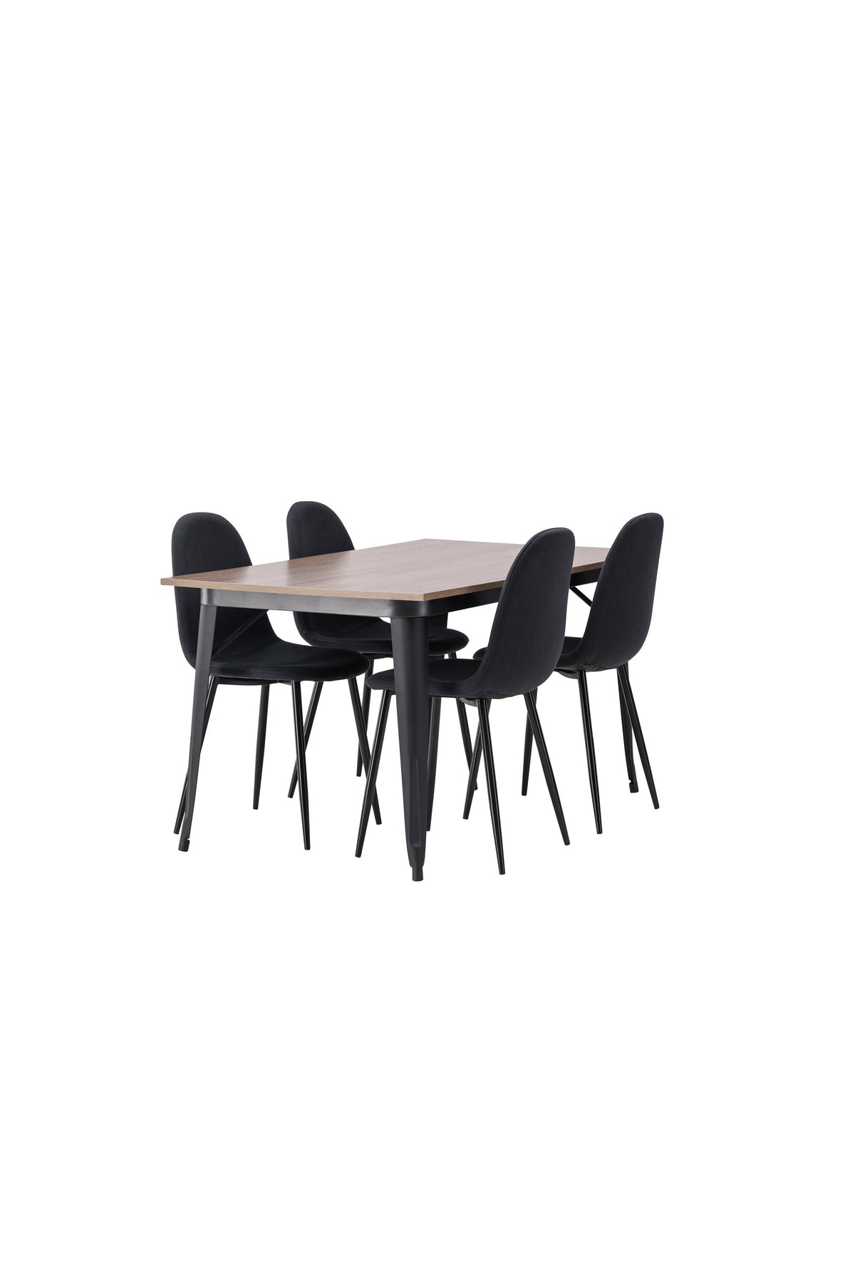 Tempe Matbord med Polar Stolarna – Bord: 75x140x80 Stol: 53x87x44