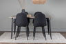 Tempe Matbord med Polar Stolarna – Bord: 75x140x80 Stol: 53x87x44