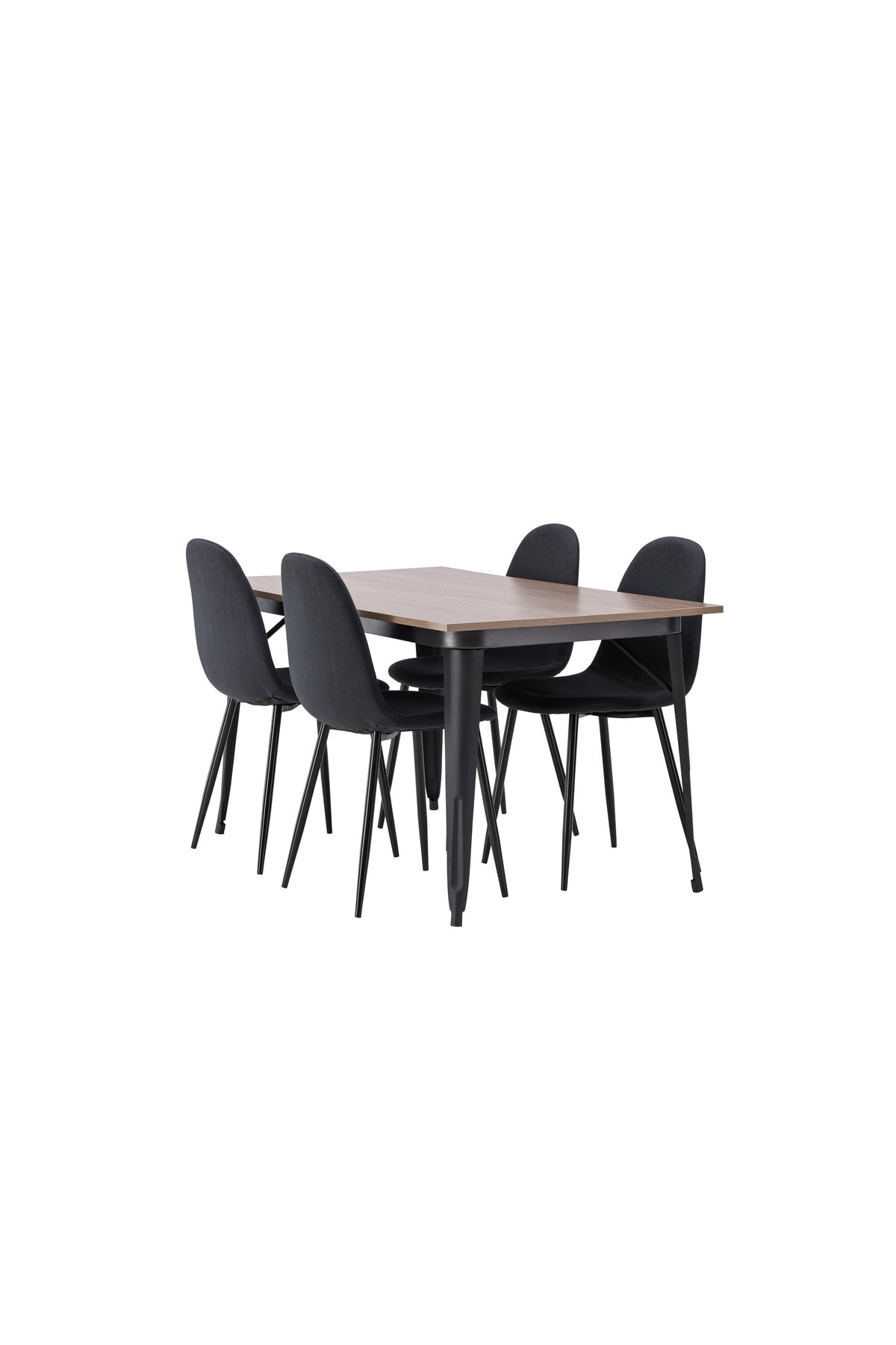 Tempe Matbord med Polar Stolarna – Bord: 75x140x80 Stol: 53x87x44