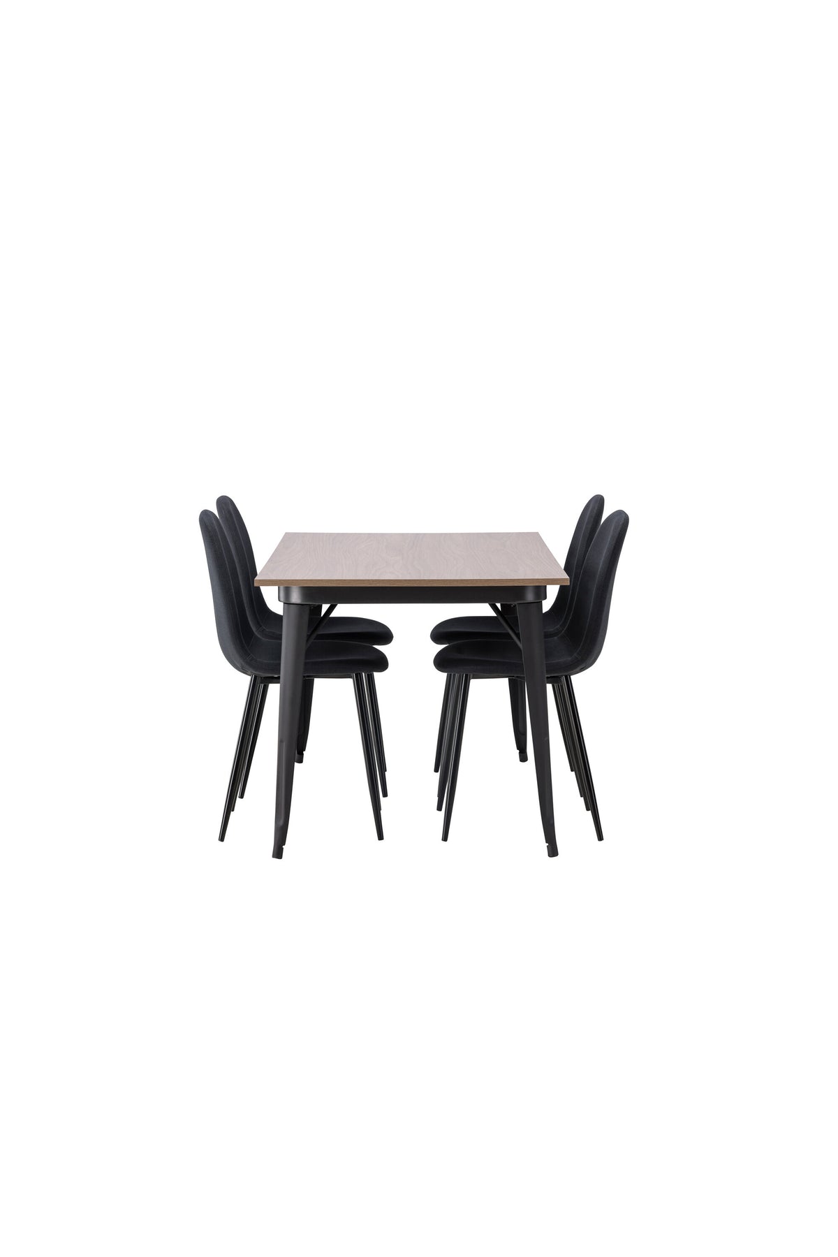 Tempe Matbord med Polar Stolarna – Bord: 75x140x80 Stol: 53x87x44