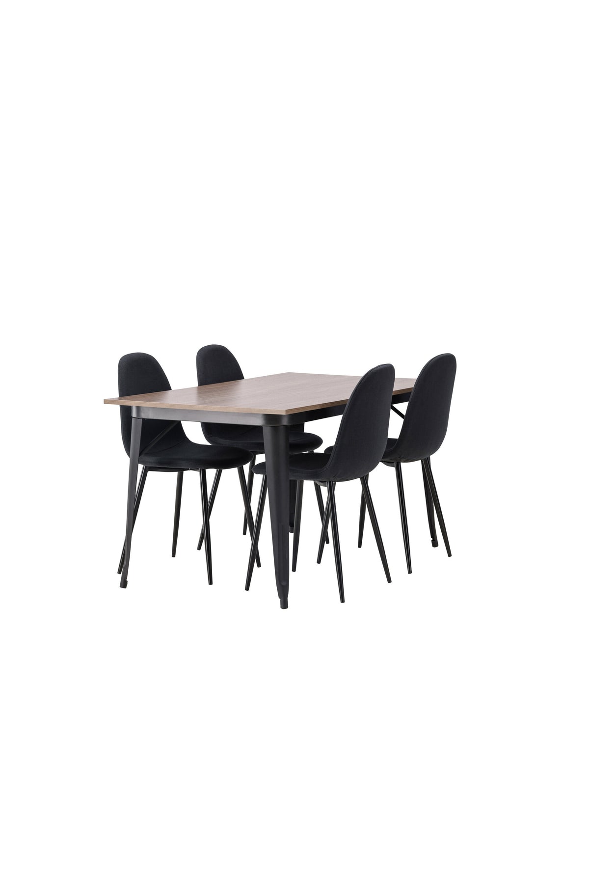 Tempe Matbord med Polar Stolarna – Bord: 75x140x80 Stol: 53x87x44
