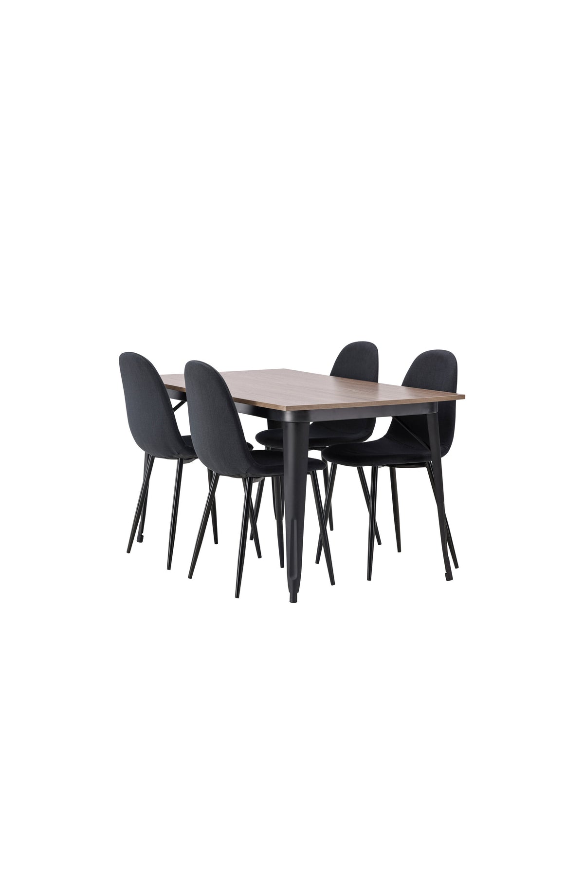 Tempe Matbord med Polar Stolarna – Bord: 75x140x80 Stol: 53x87x44