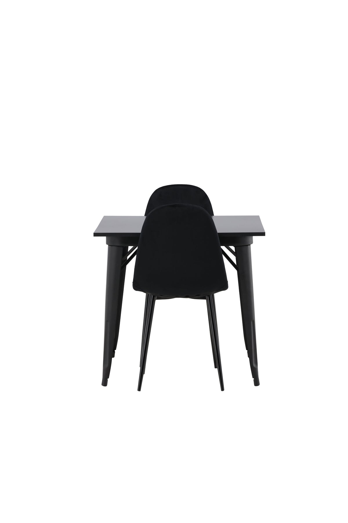 Tempe Matbord med Polar Stolarna – Bord: 75x80x80 Stol: 53,3x88x44
