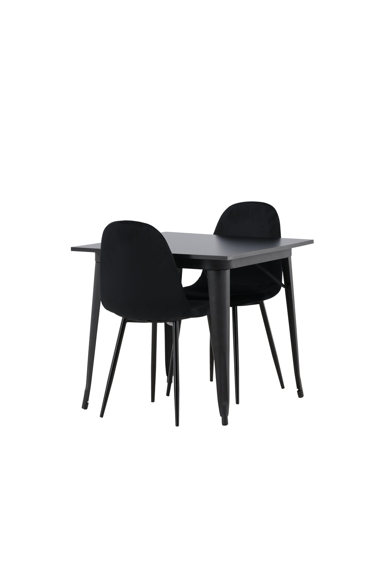 Tempe Matbord med Polar Stolarna – Bord: 75x80x80 Stol: 53,3x88x44