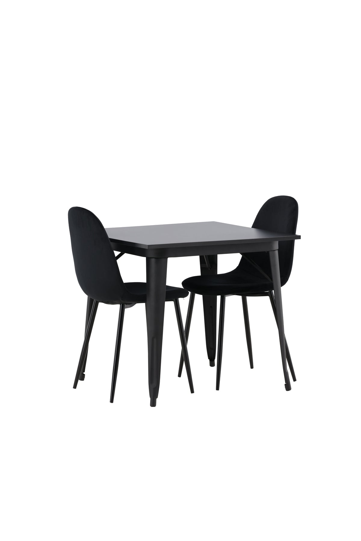 Tempe Matbord med Polar Stolarna – Bord: 75x80x80 Stol: 53,3x88x44