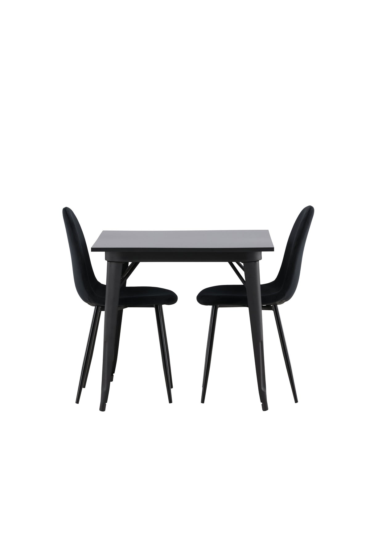 Tempe Matbord med Polar Stolarna – Bord: 75x80x80 Stol: 53,3x88x44