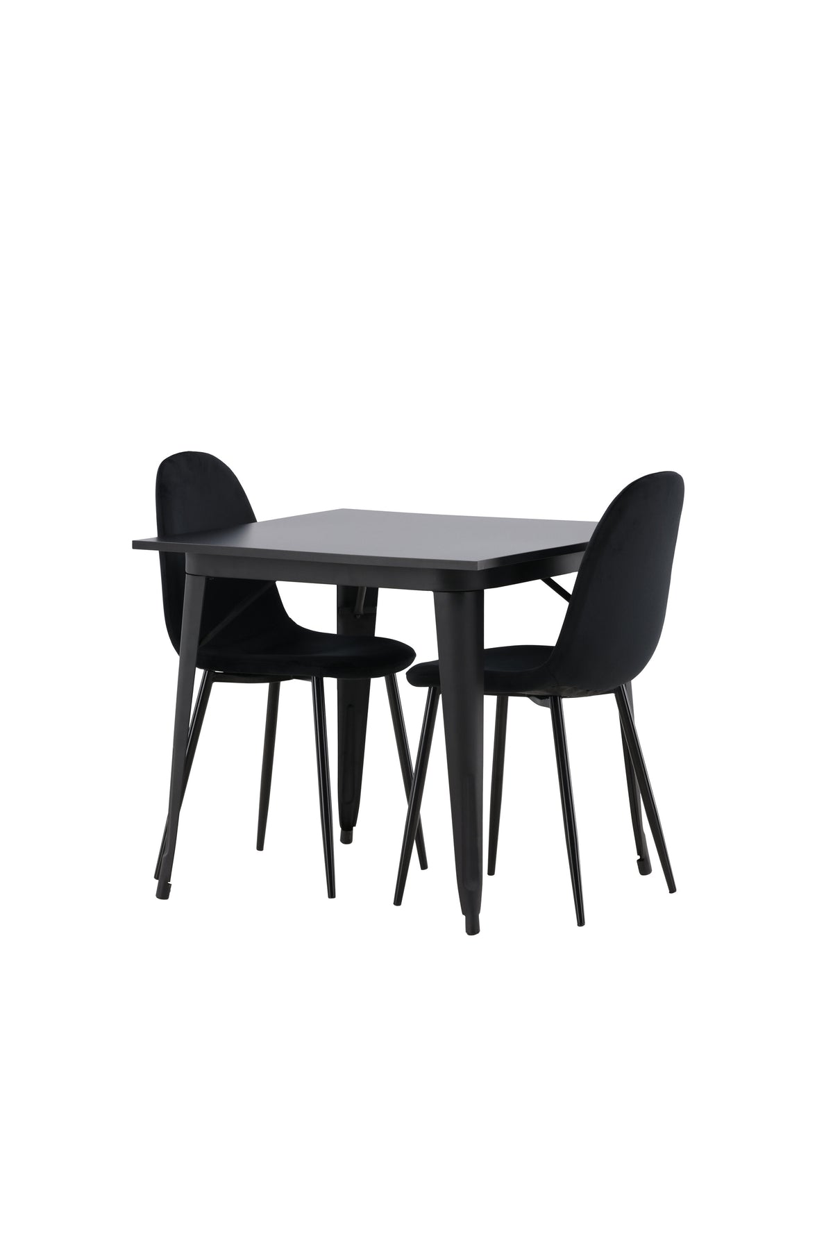 Tempe Matbord med Polar Stolarna – Bord: 75x80x80 Stol: 53,3x88x44