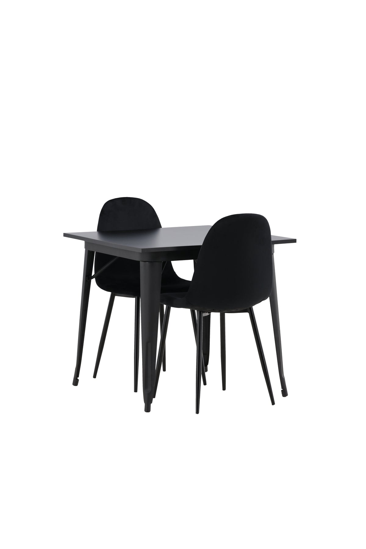 Tempe Matbord med Polar Stolarna – Bord: 75x80x80 Stol: 53,3x88x44