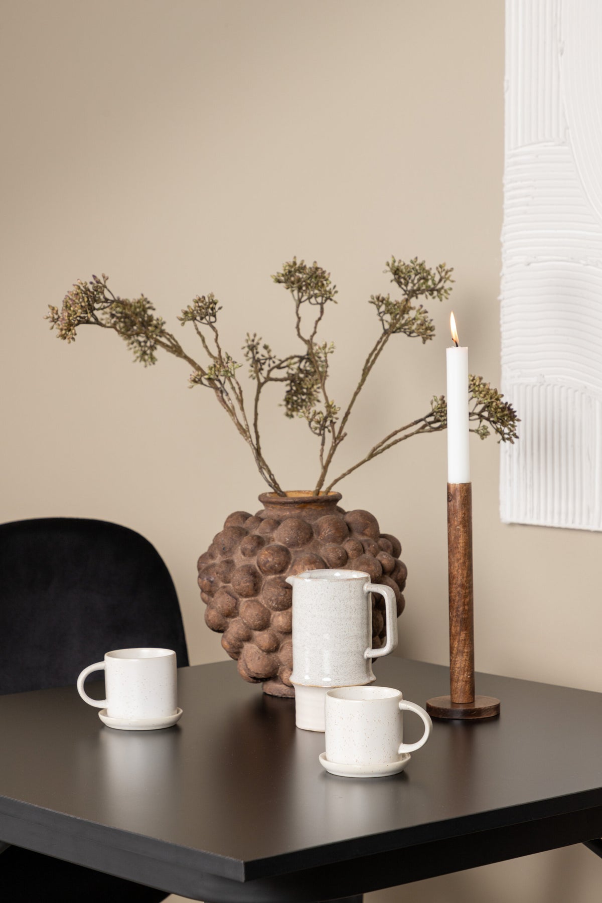 Tempe Matbord med Polar Stolarna – Bord: 75x80x80 Stol: 53,3x88x44