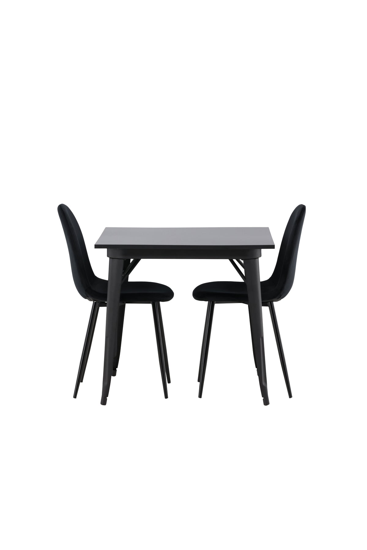 Tempe Matbord med Polar Stolarna – Bord: 75x80x80 Stol: 53,3x88x44