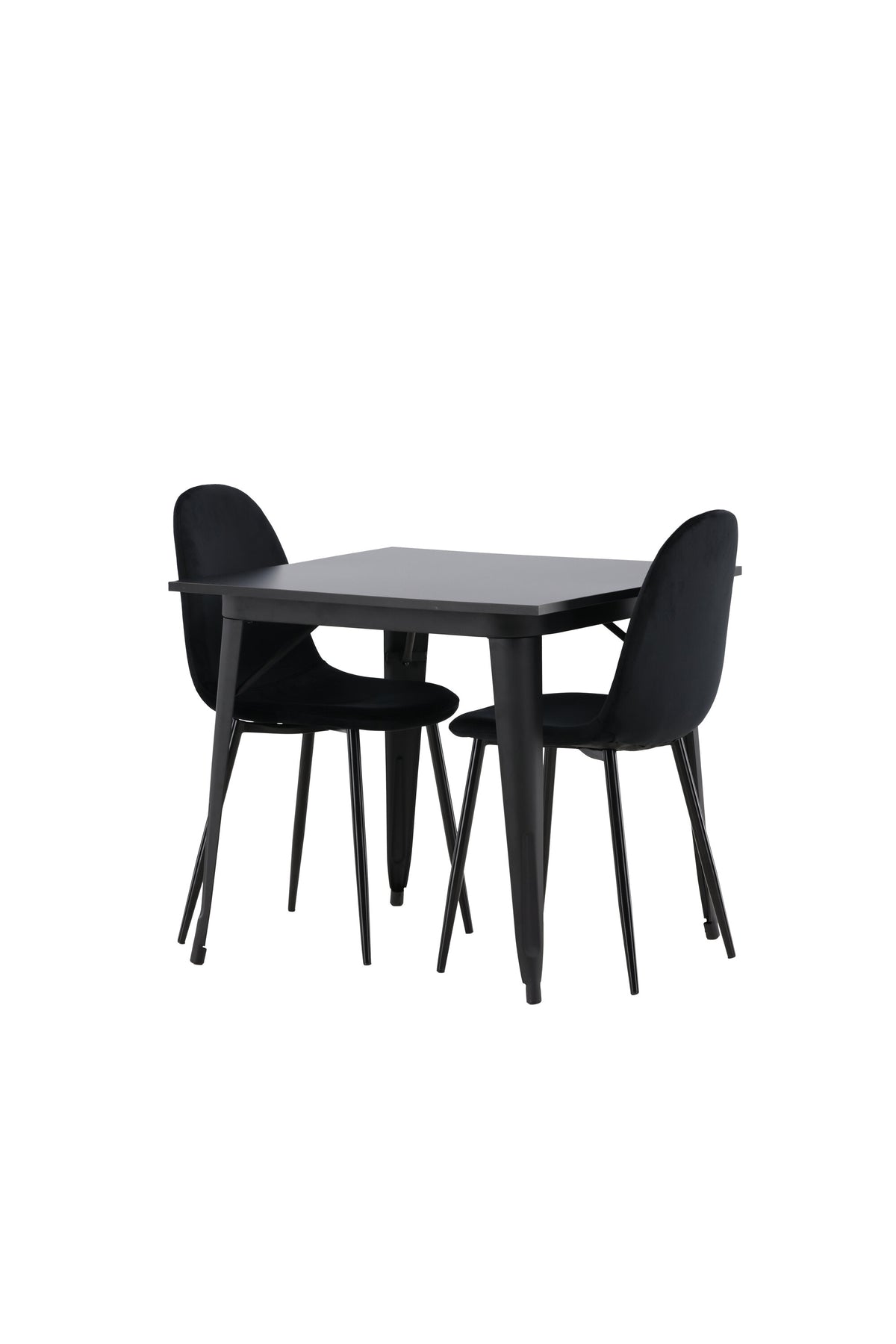 Tempe Matbord med Polar Stolarna – Bord: 75x80x80 Stol: 53,3x88x44