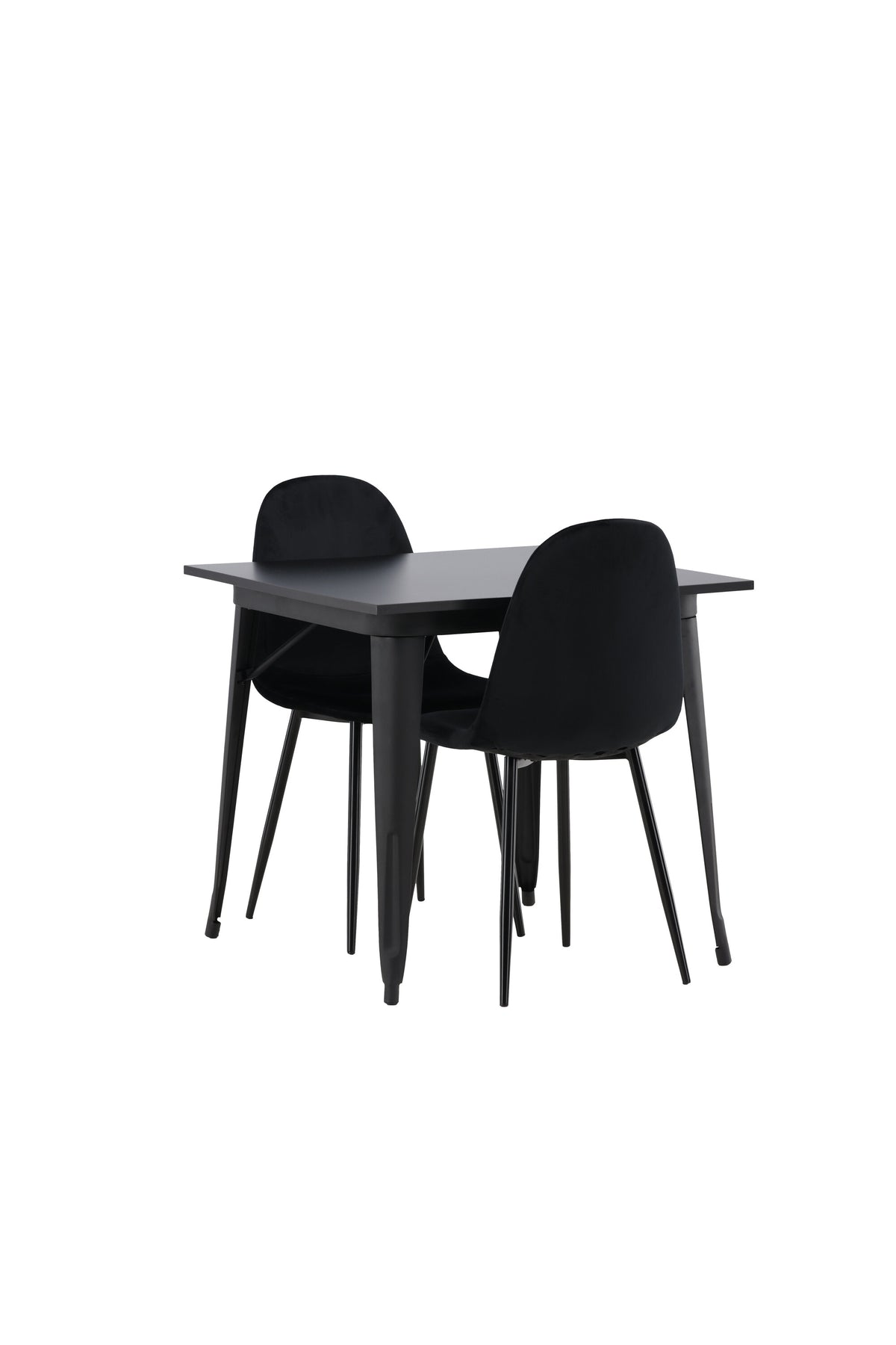 Tempe Matbord med Polar Stolarna – Bord: 75x80x80 Stol: 53,3x88x44