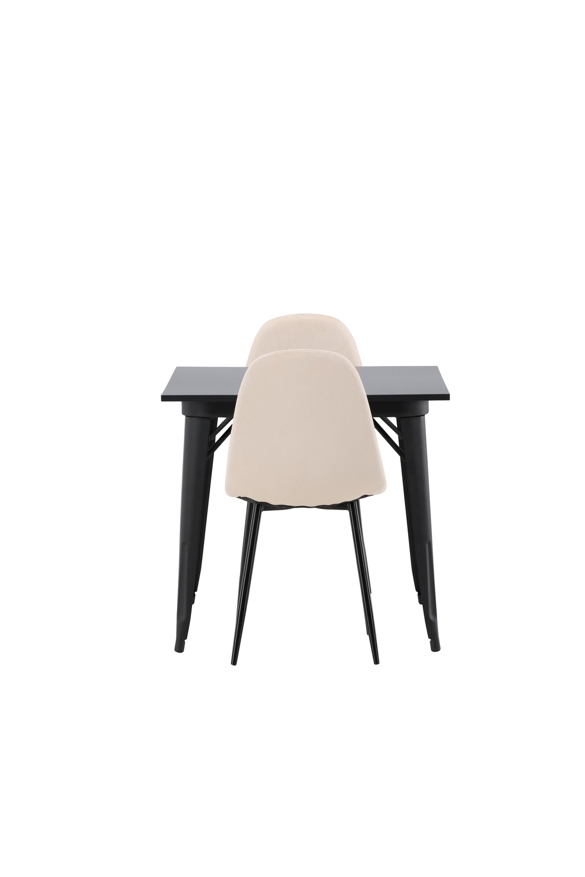 Tempe Matbord med Polar Stolarna – Bord: 75x80x80 Stol: 53,3x88x44