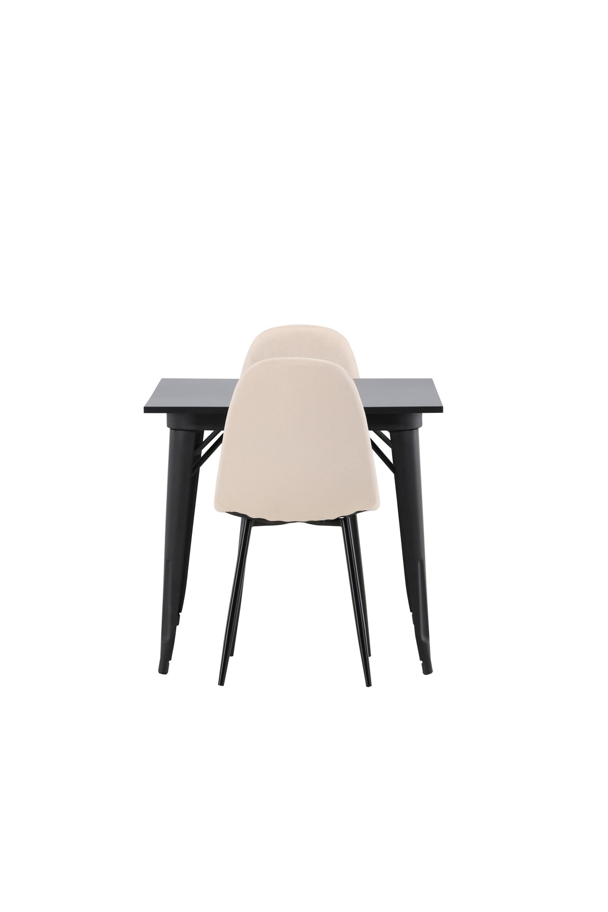 Tempe Matbord med Polar Stolarna – Bord: 75x80x80 Stol: 53,3x88x44