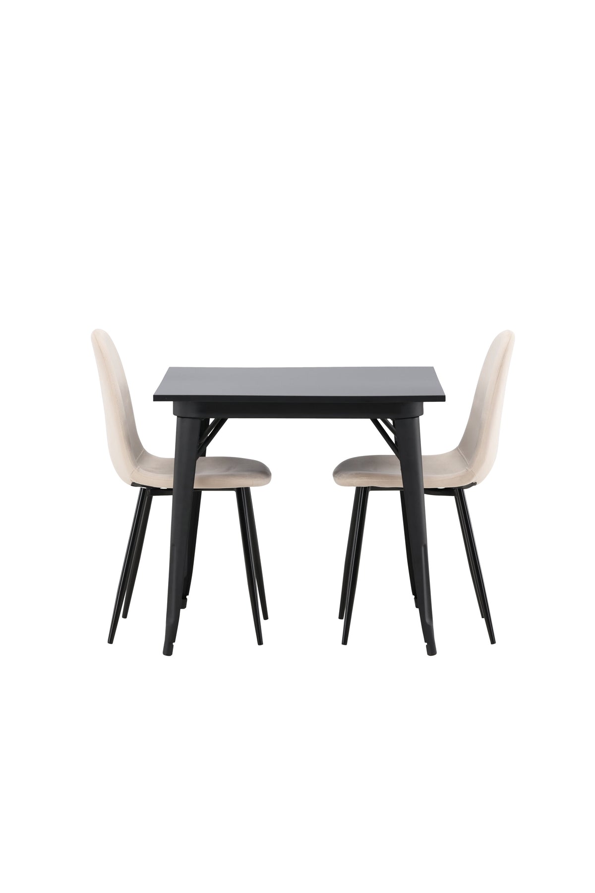 Tempe Matbord med Polar Stolarna – Bord: 75x80x80 Stol: 53,3x88x44
