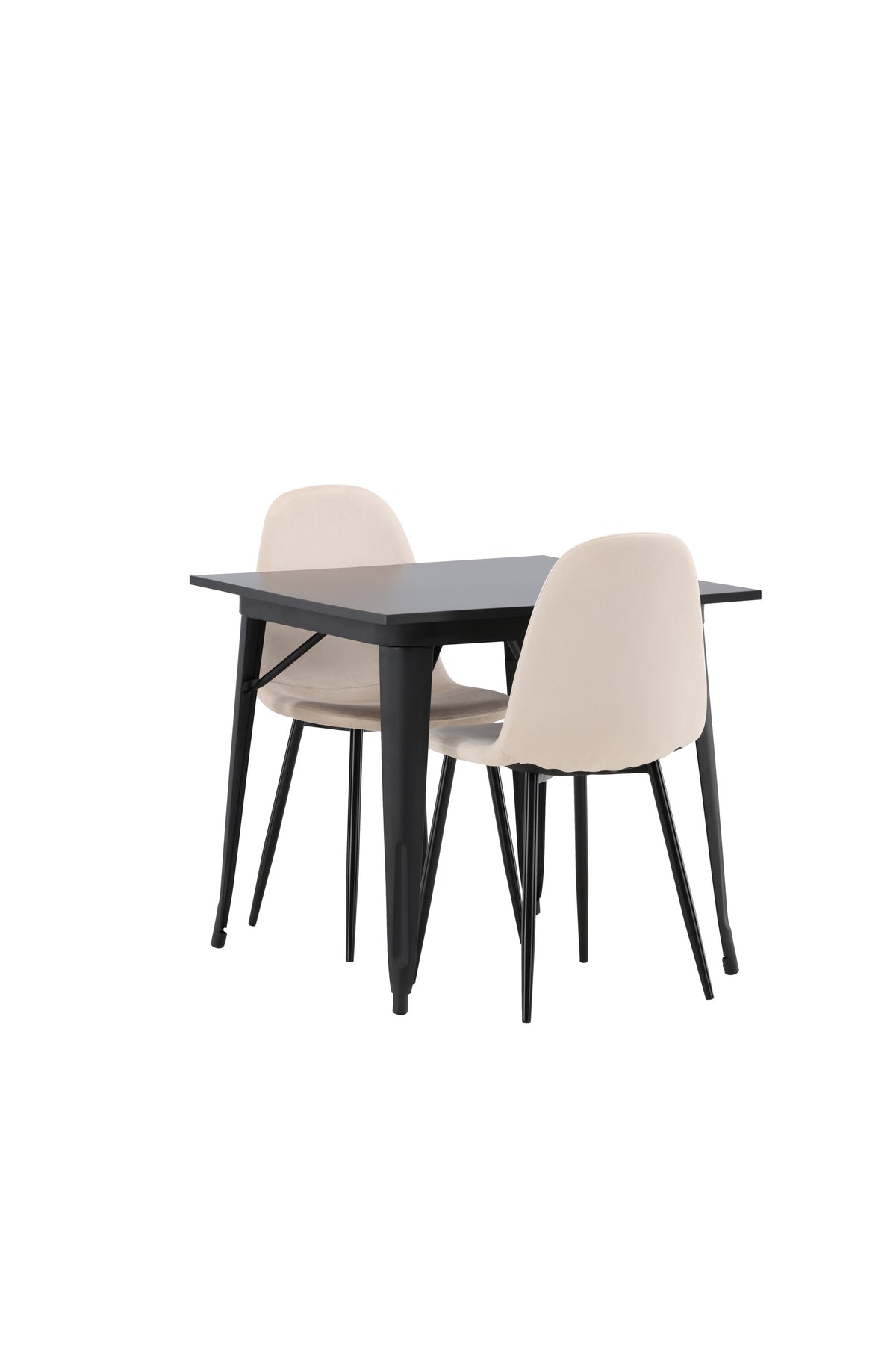 Tempe Matbord med Polar Stolarna – Bord: 75x80x80 Stol: 53,3x88x44