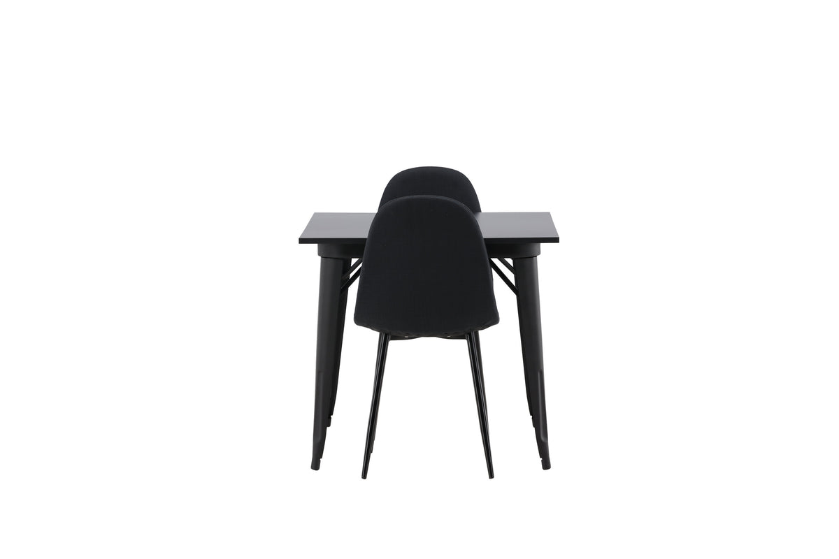 Tempe Matbord med Polar Stolarna – Bord: 75x80x80 Stol: 53x87x44