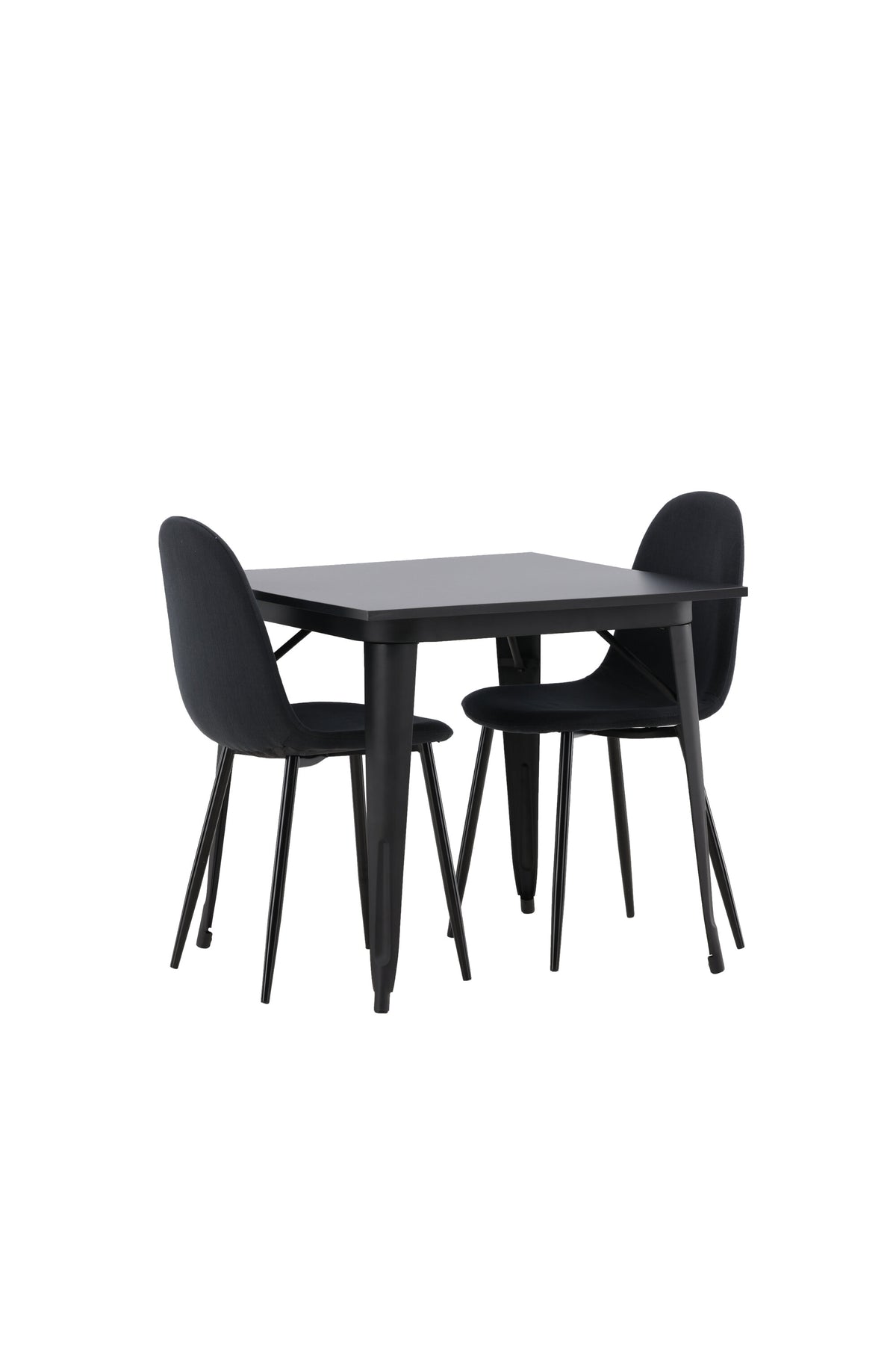 Tempe Matbord med Polar Stolarna – Bord: 75x80x80 Stol: 53x87x44