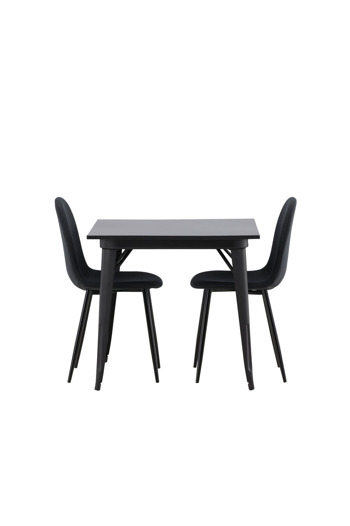 Tempe Matbord med Polar Stolarna – Bord: 75x80x80 Stol: 53x87x44
