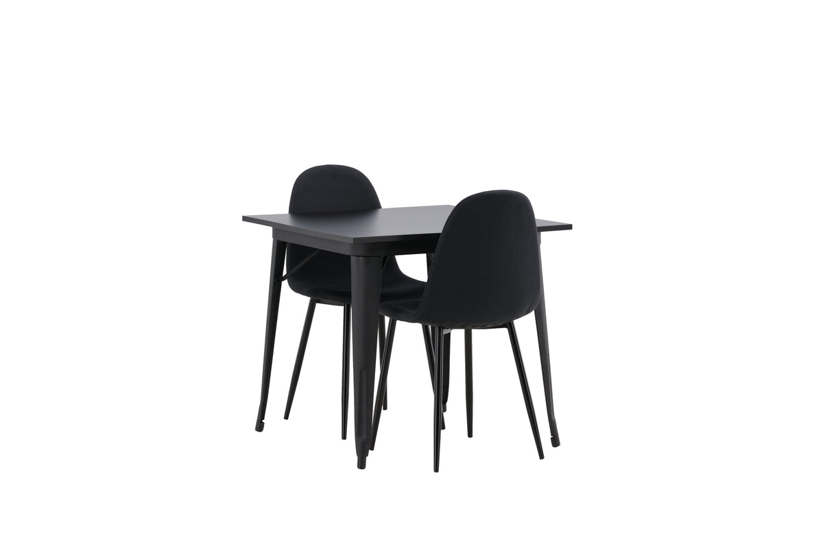 Tempe Matbord med Polar Stolarna – Bord: 75x80x80 Stol: 53x87x44