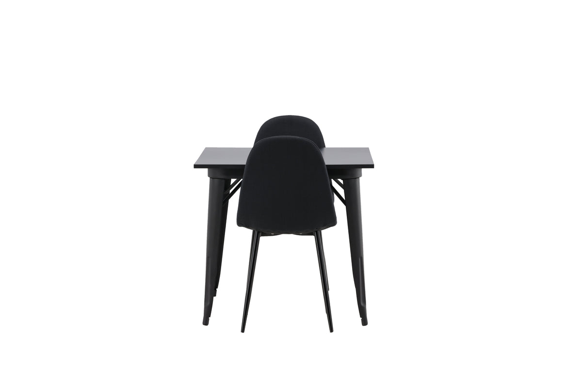 Tempe Matbord med Polar Stolarna – Bord: 75x80x80 Stol: 53x87x44