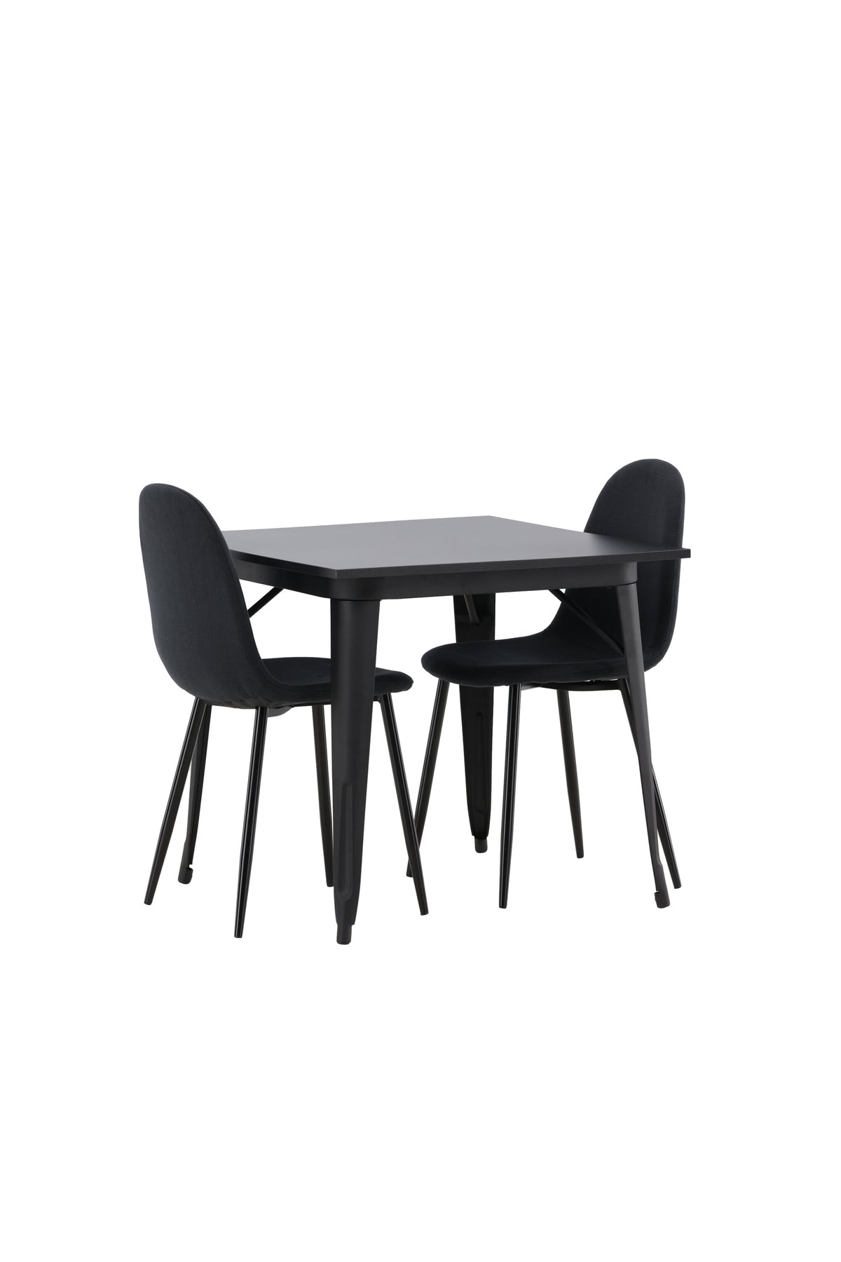 Tempe Matbord med Polar Stolarna – Bord: 75x80x80 Stol: 53x87x44