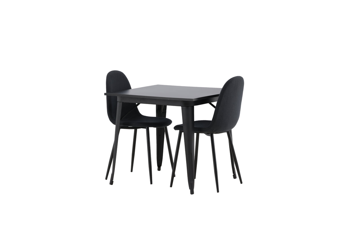 Tempe Matbord med Polar Stolarna – Bord: 75x80x80 Stol: 53x87x44