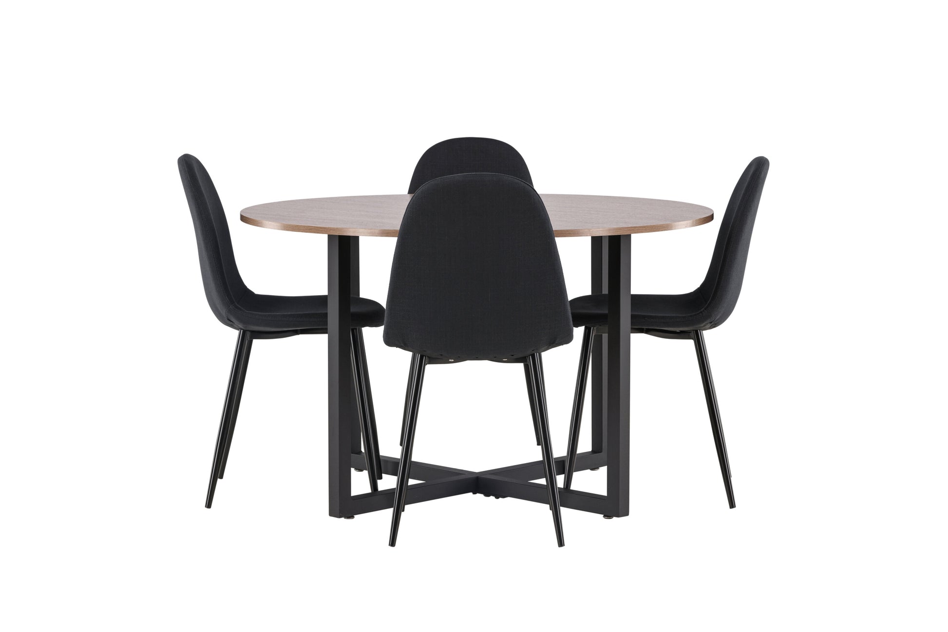 Durango Matbord med Polar Stolarna – Bord: ⌀120 Stol: 53x87x44