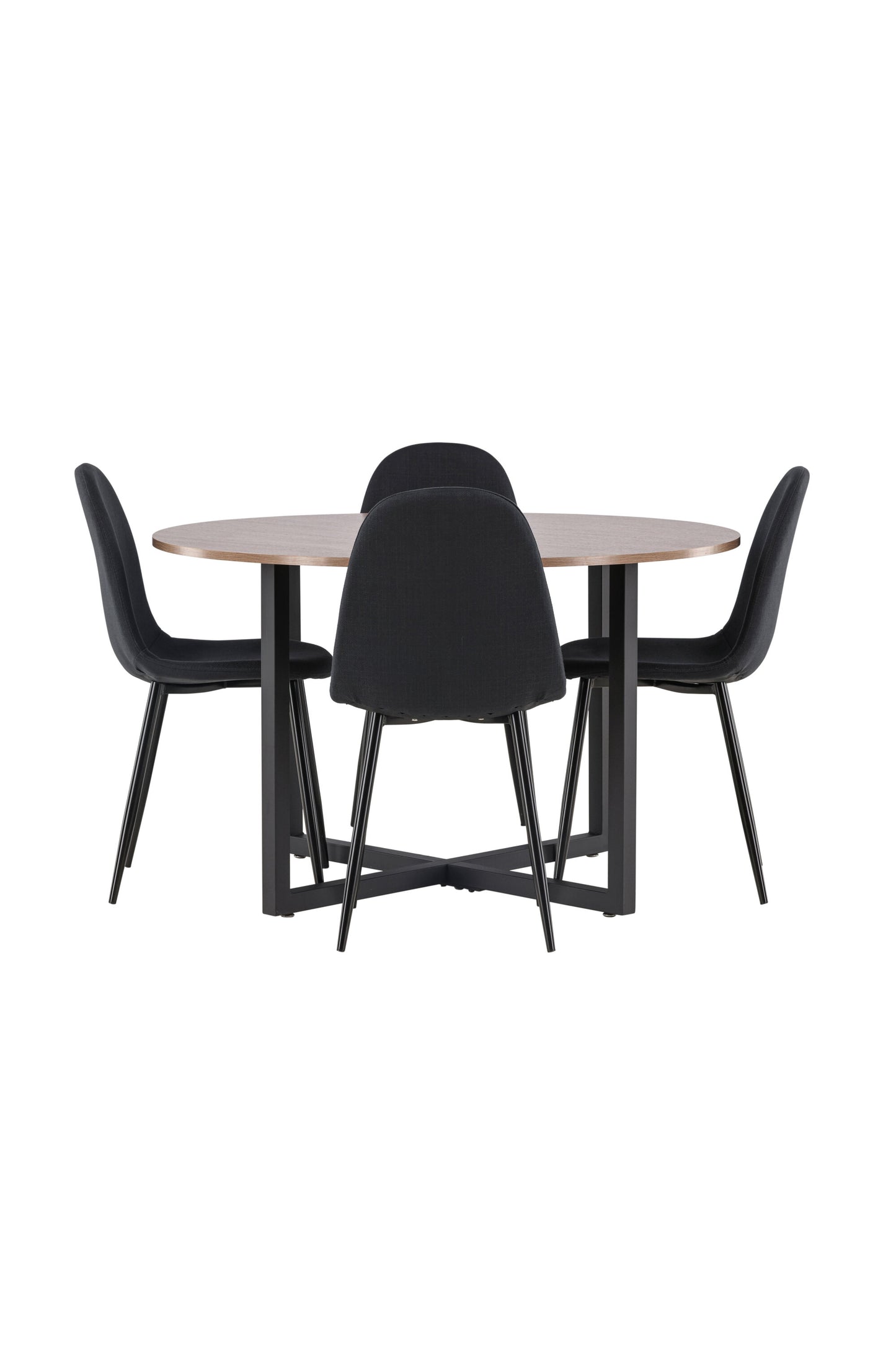 Durango Matbord med Polar Stolarna – Bord: ⌀120 Stol: 53x87x44