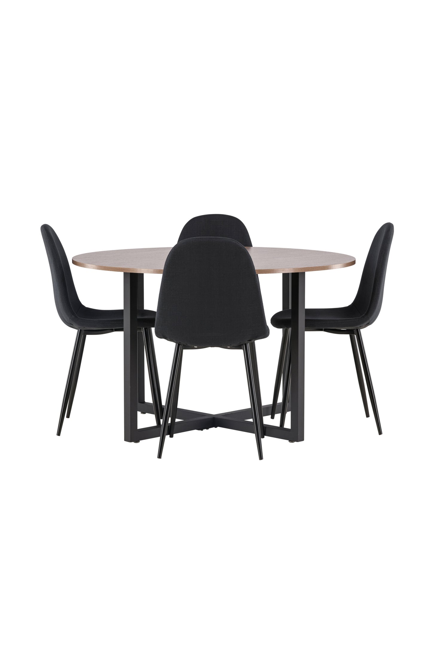 Durango Matbord med Polar Stolarna – Bord: ⌀120 Stol: 53x87x44
