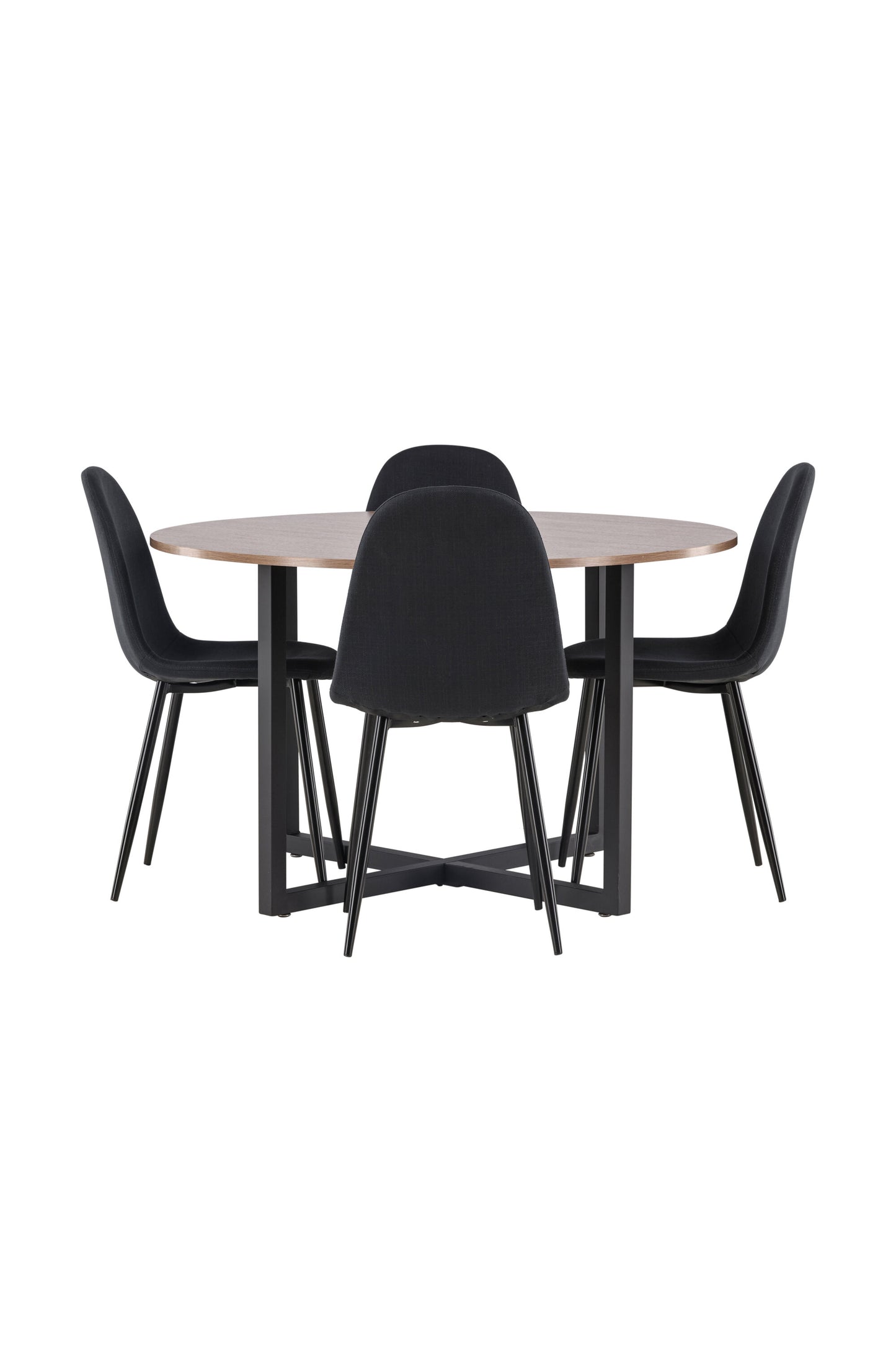 Durango Matbord med Polar Stolarna – Bord: ⌀120 Stol: 53x87x44