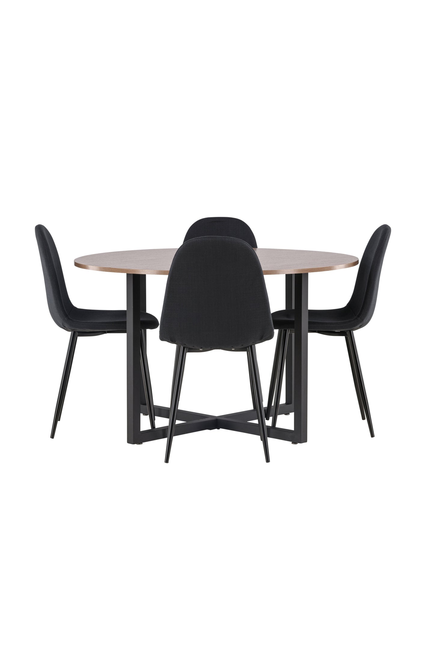 Durango Matbord med Polar Stolarna – Bord: ⌀120 Stol: 53x87x44