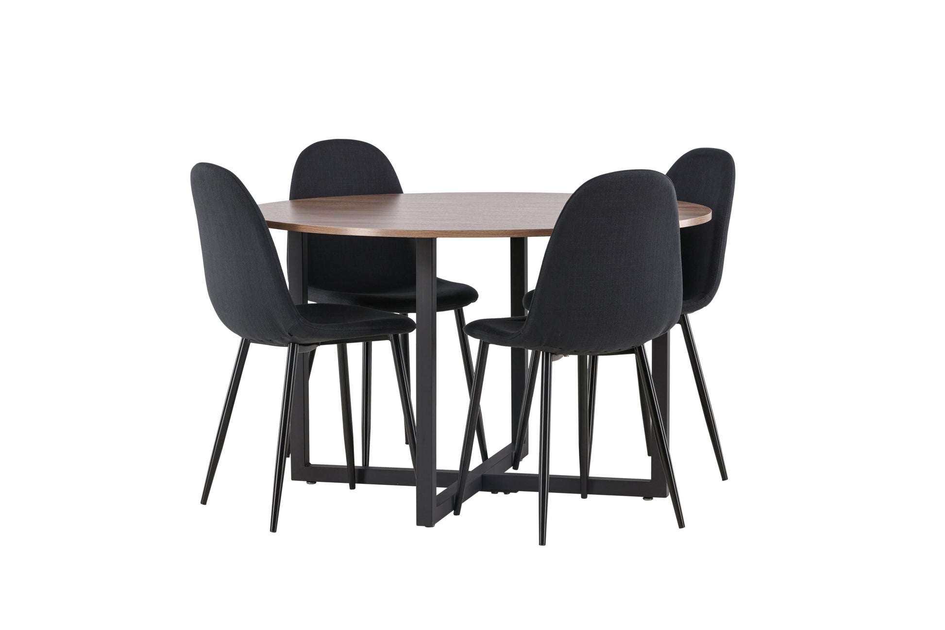 Durango Matbord med Polar Stolarna – Bord: ⌀120 Stol: 53x87x44