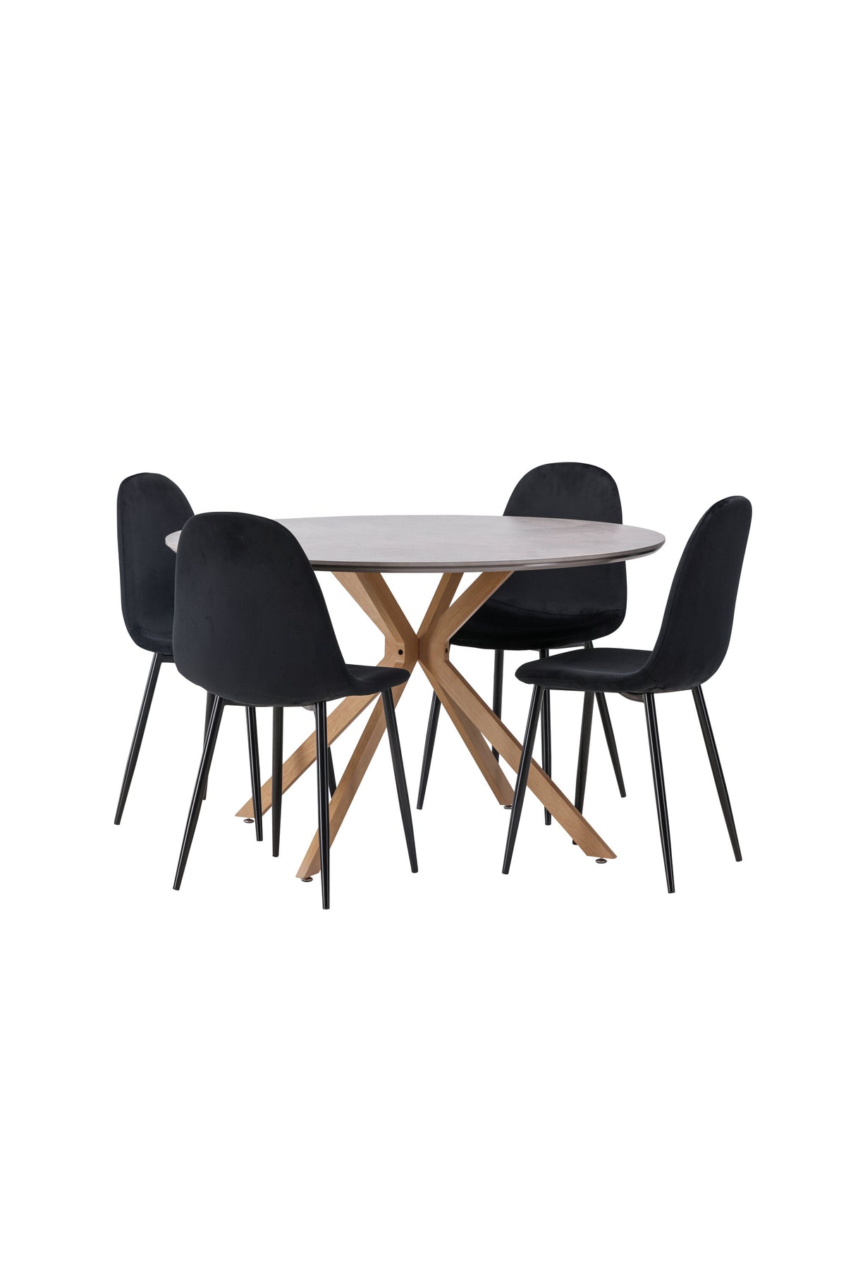 Piazza Matbord med Polar Stolarna – 120x120