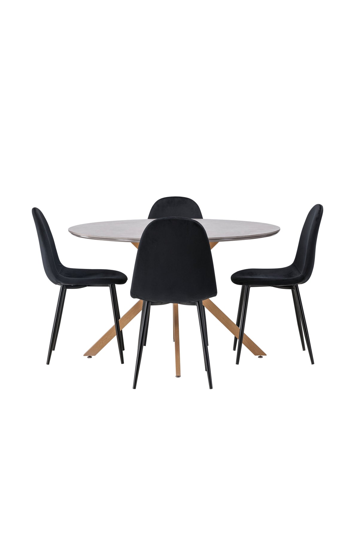Piazza Matbord med Polar Stolarna – 120x120