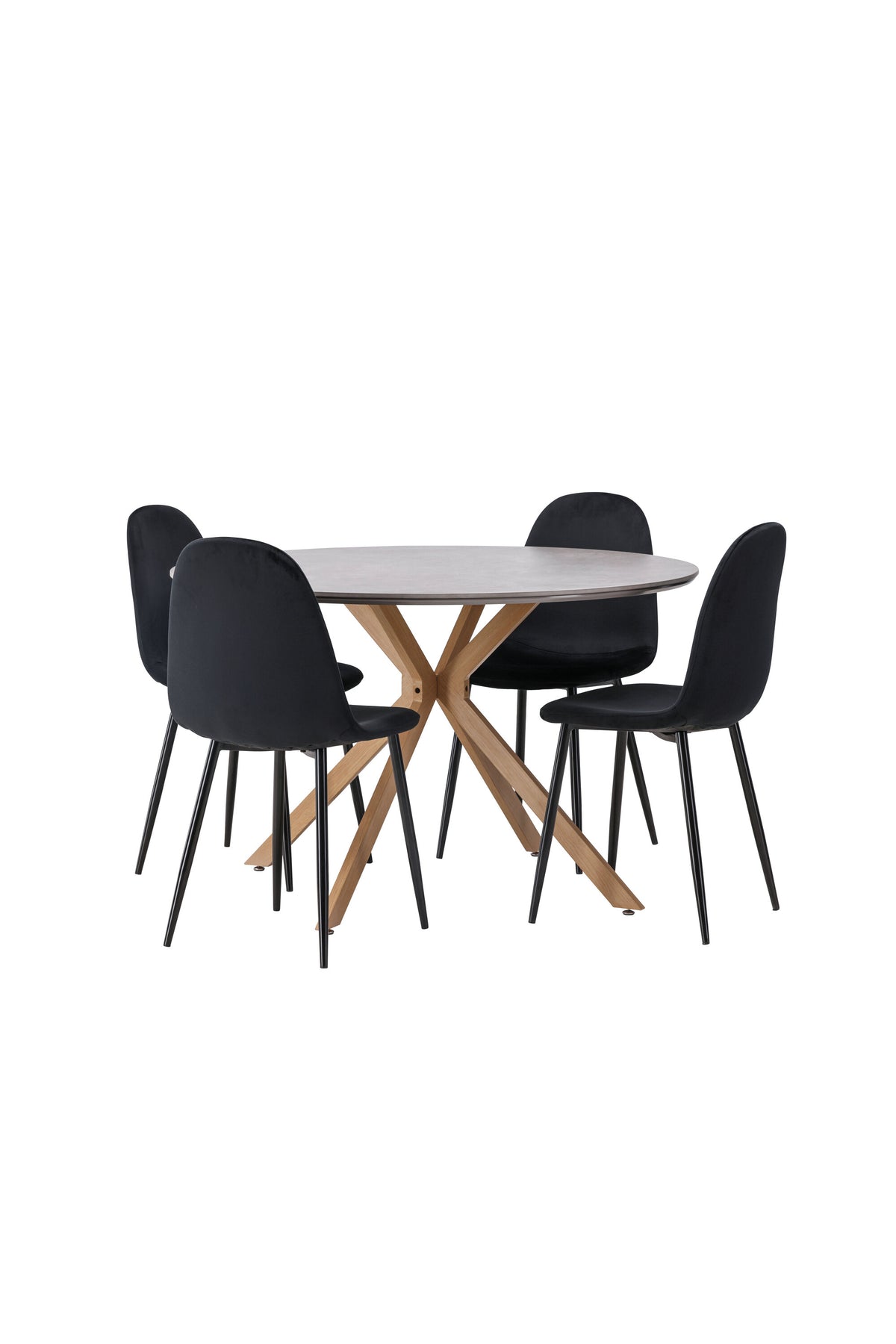 Piazza Matbord med Polar Stolarna – 120x120
