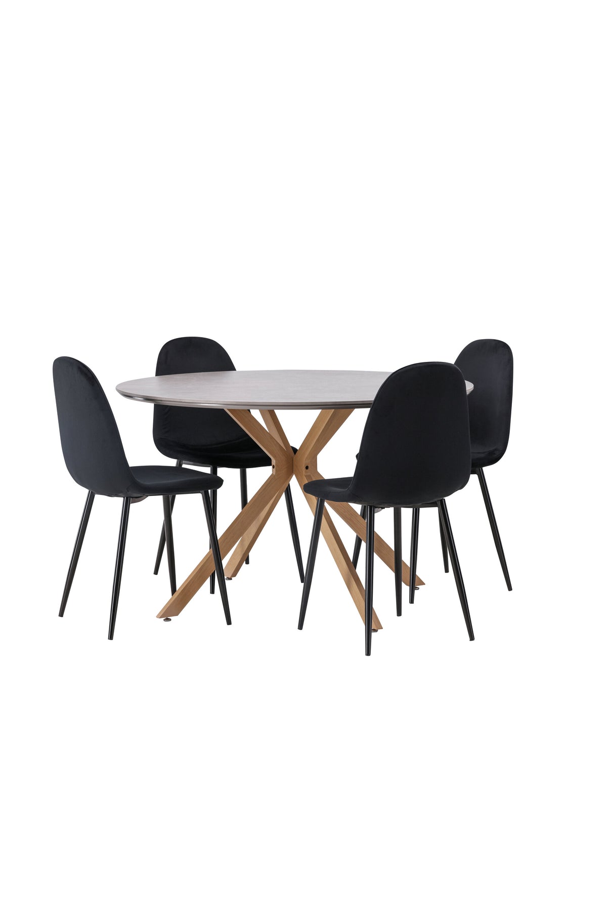 Piazza Matbord med Polar Stolarna – 120x120