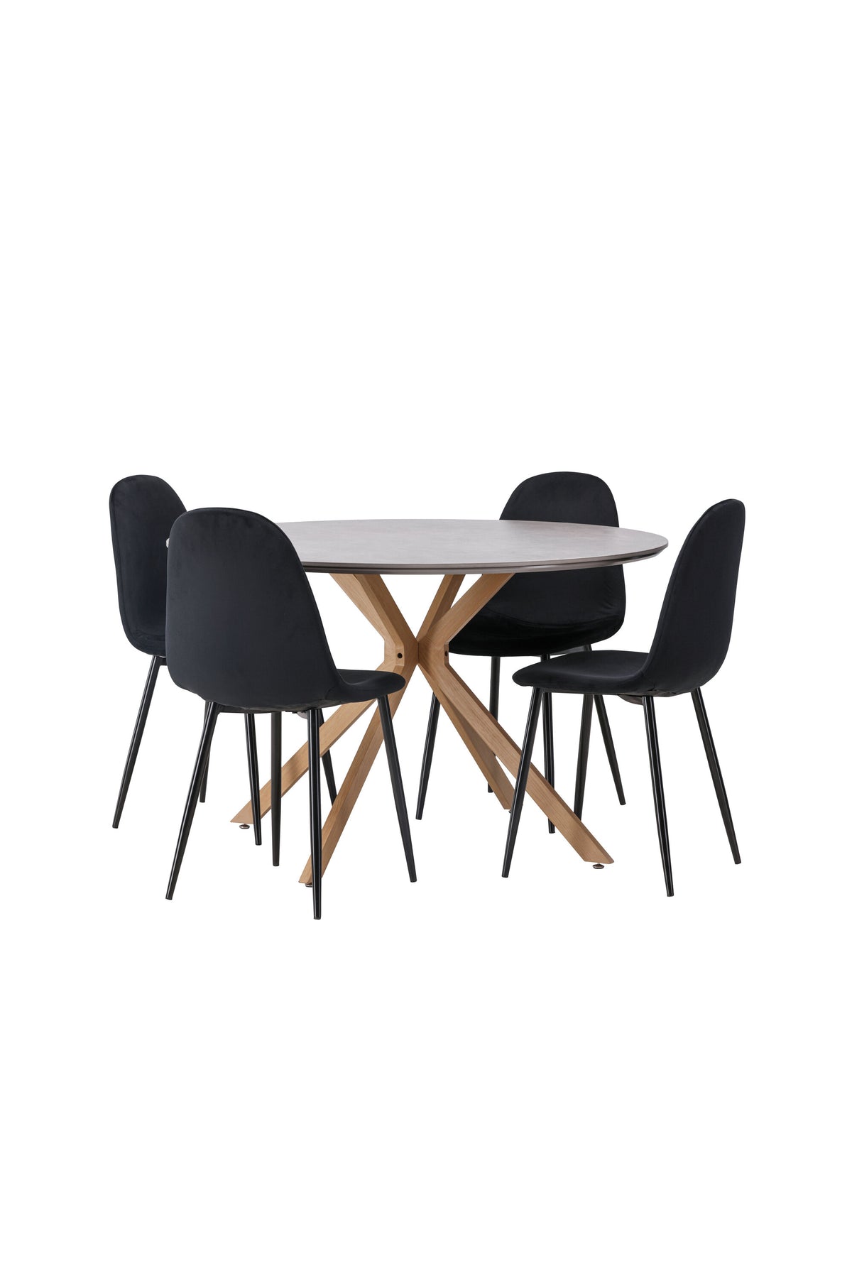 Piazza Matbord med Polar Stolarna – 120x120