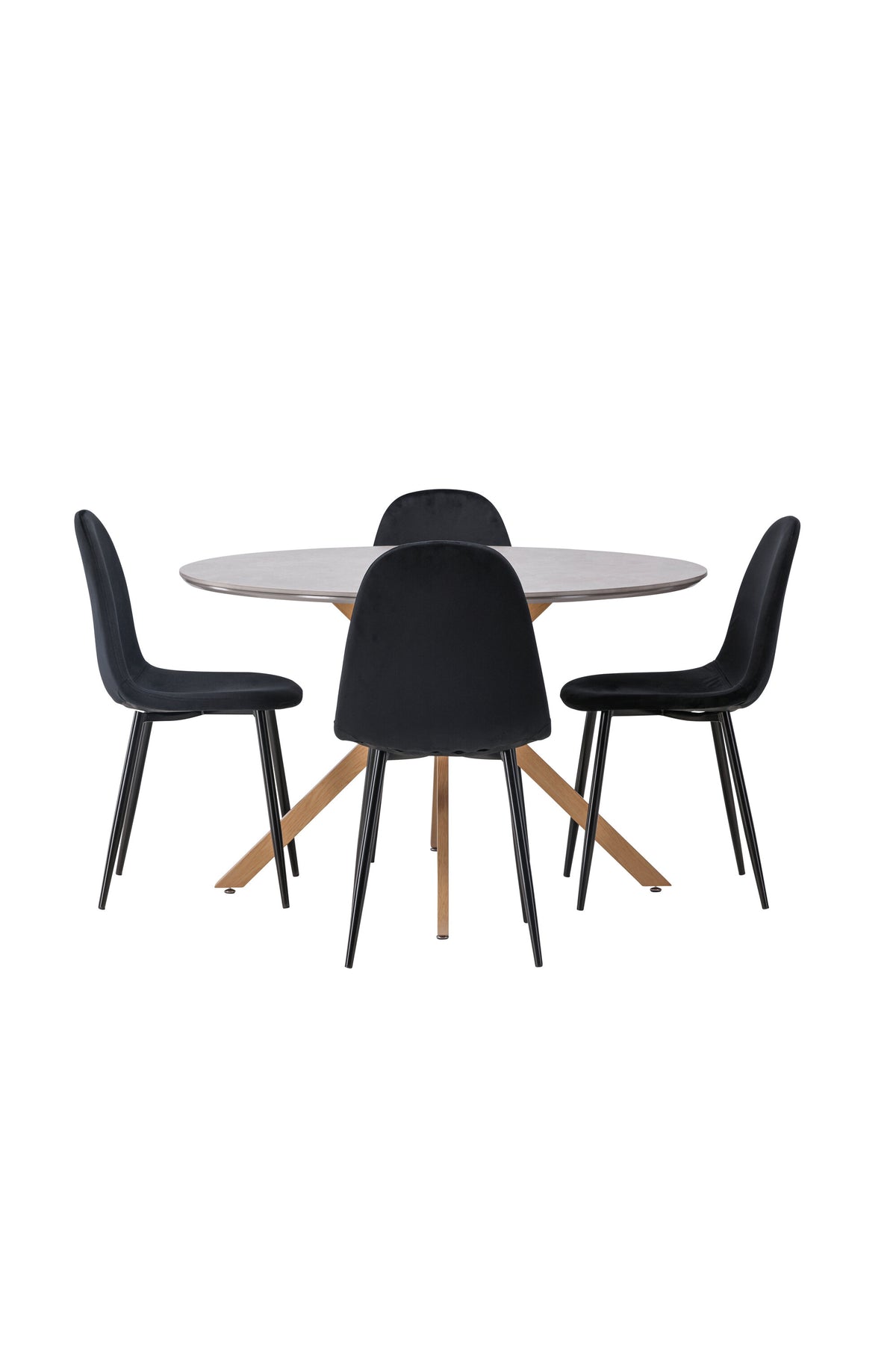 Piazza Matbord med Polar Stolarna – 120x120