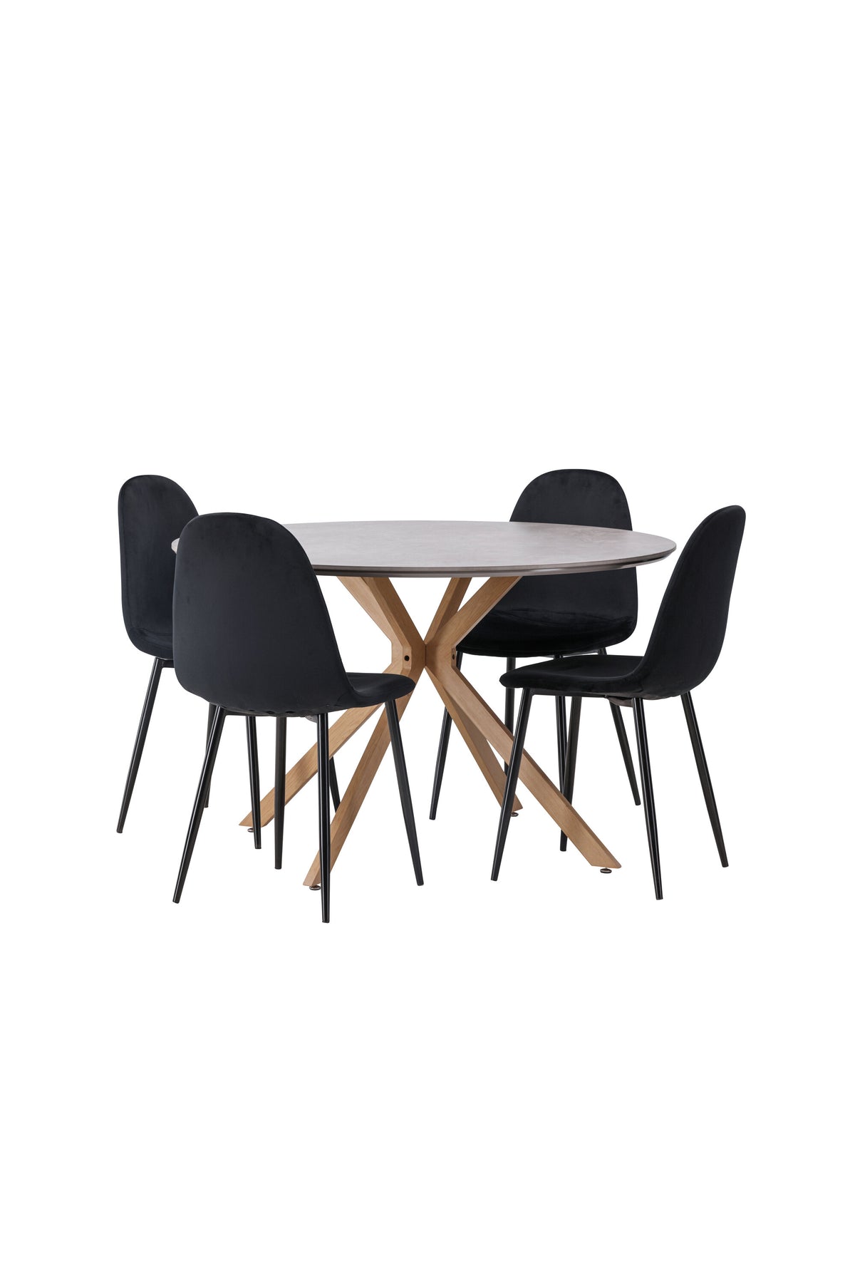 Piazza Matbord med Polar Stolarna – 120x120