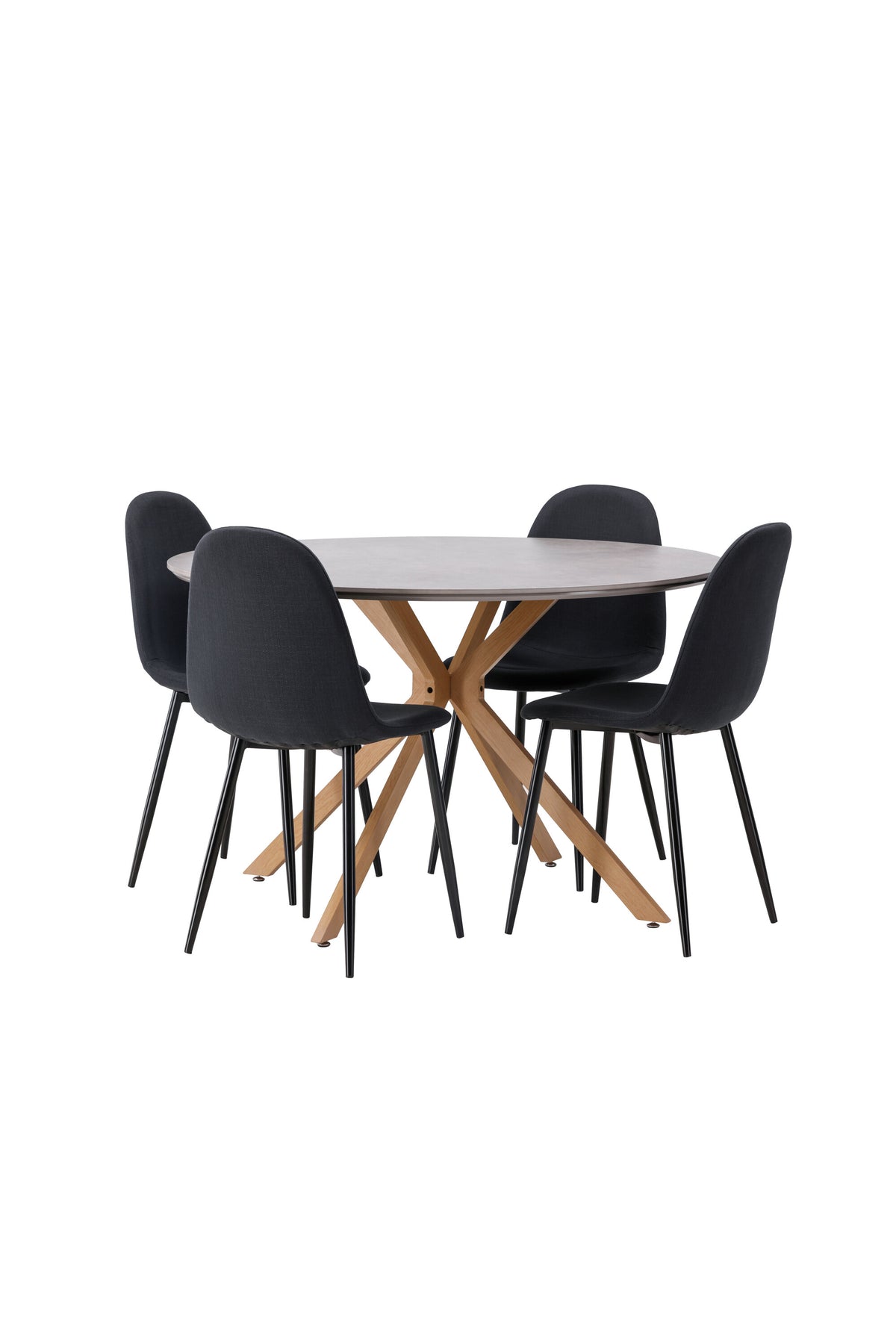 Piazza Matbord med Polar Stolarna – 120x120