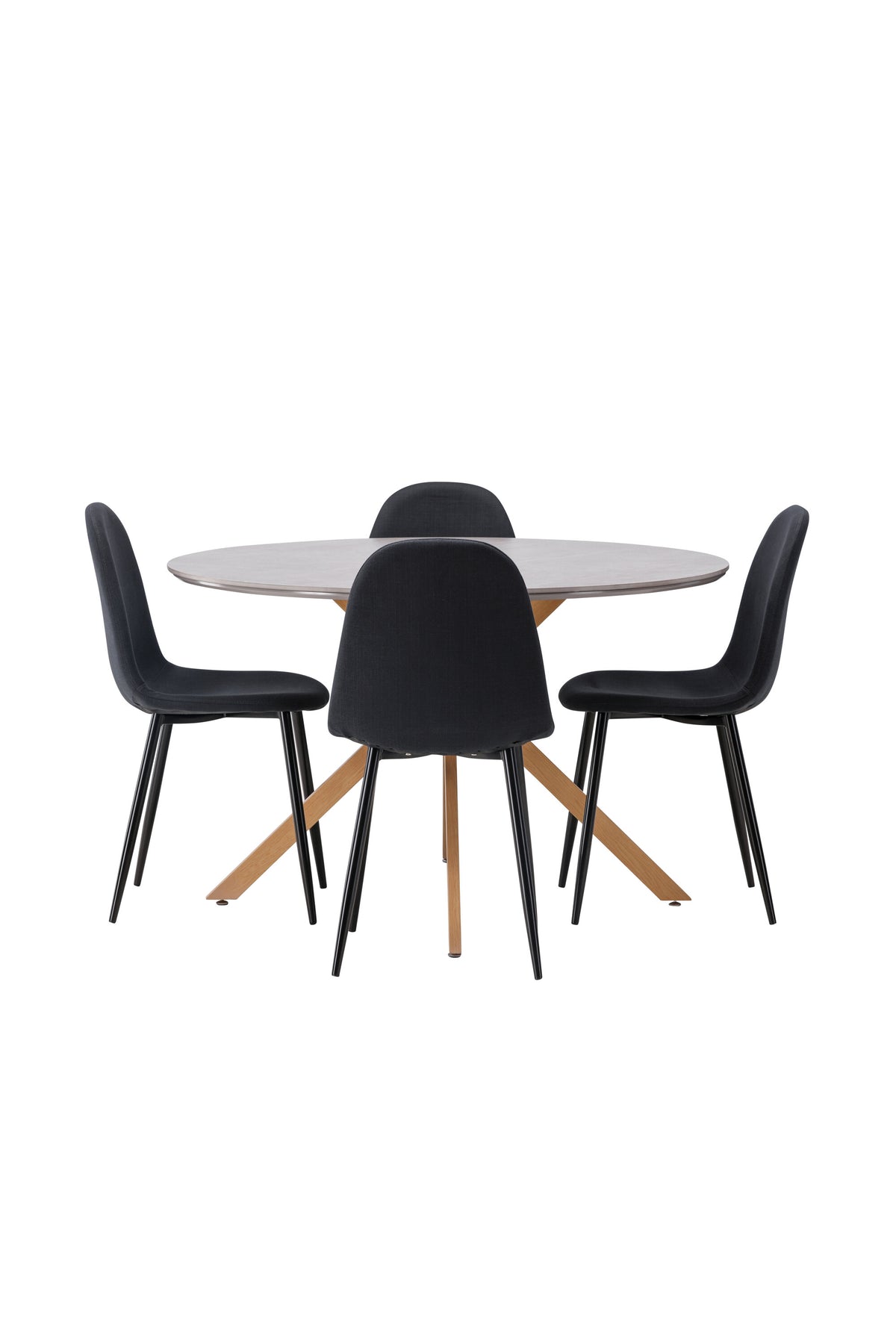 Piazza Matbord med Polar Stolarna – 120x120
