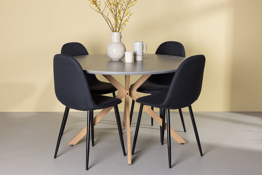 Piazza Matbord med Polar Stolarna – 120x120