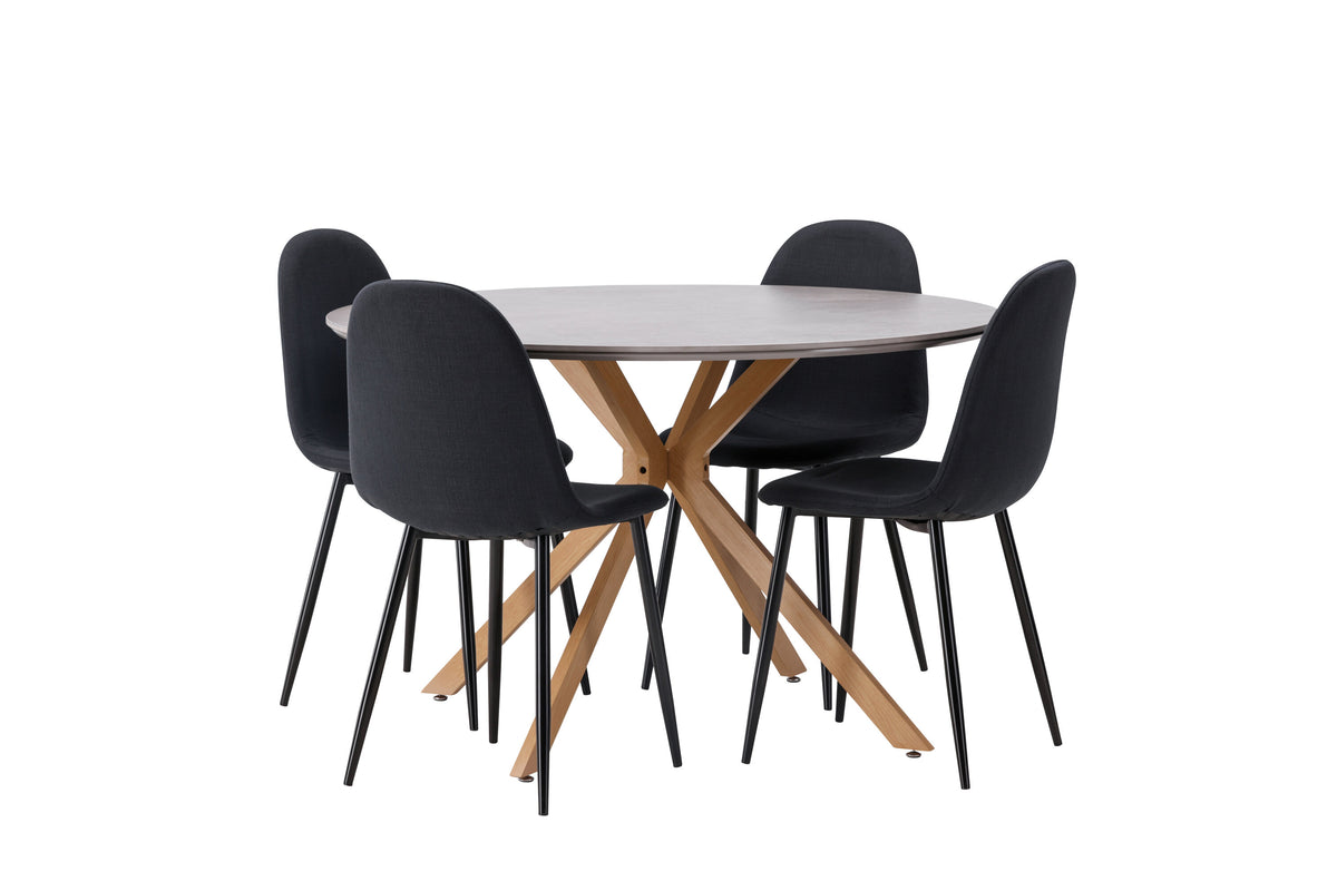 Piazza Matbord med Polar Stolarna – 120x120