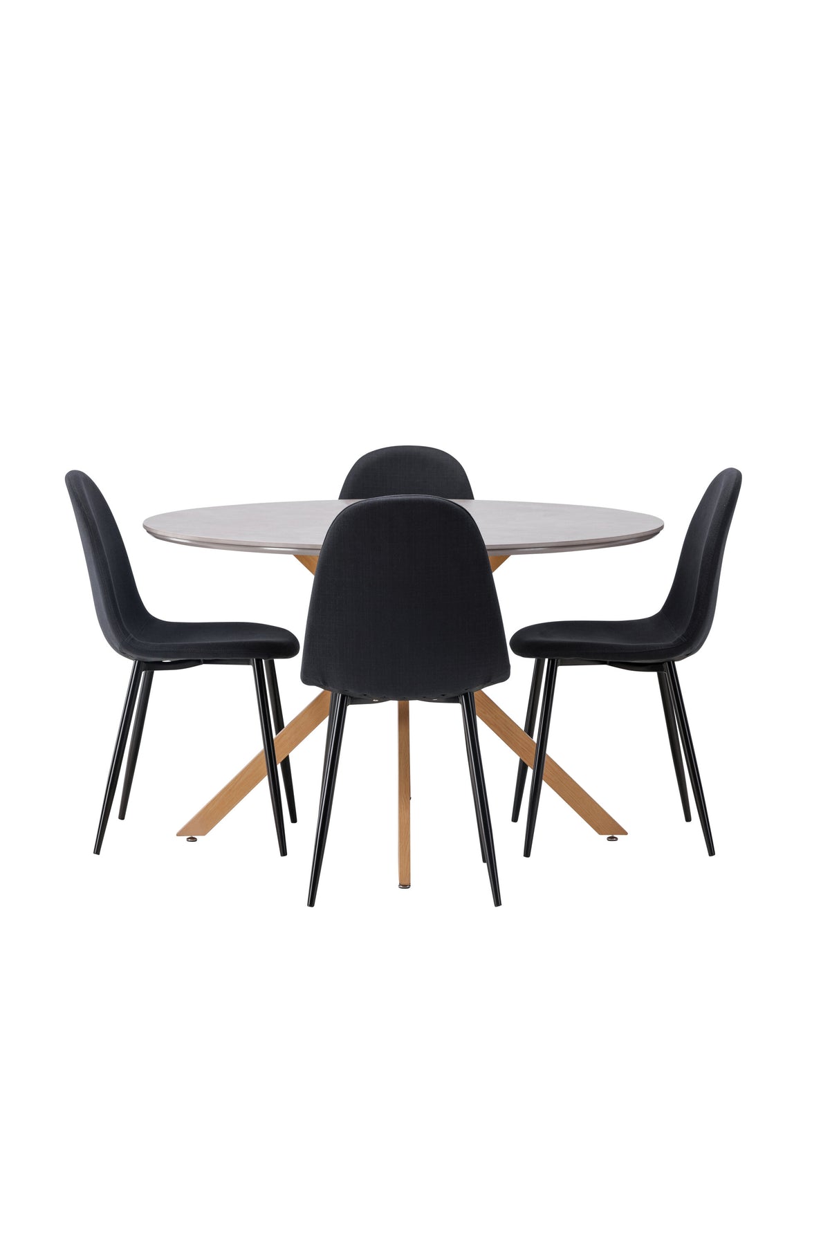 Piazza Matbord med Polar Stolarna – 120x120
